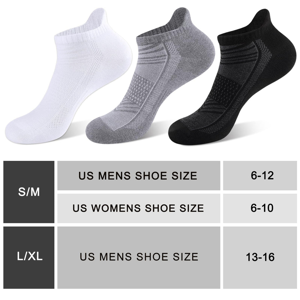 shnn 14 Pairs Mens/Womens Ankle Socks Breathable Casual Low Cut Short Socks for Men/Women with Heel Tab