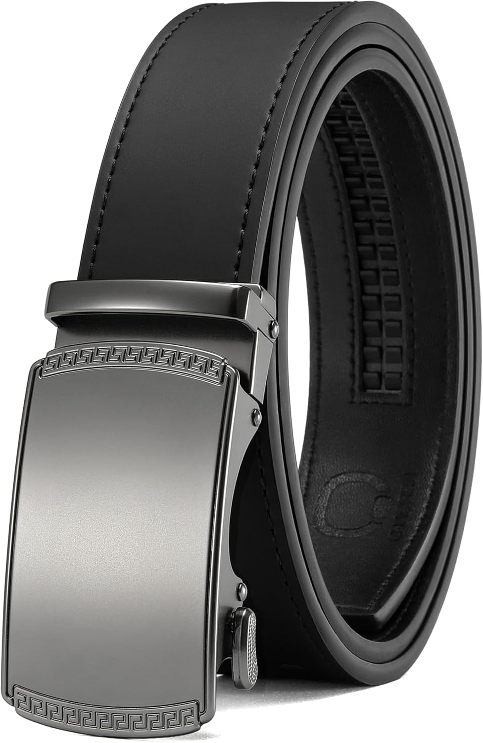 CHAOREN Men's Leather Ratchet Belt - Customizable Fit (35mm)