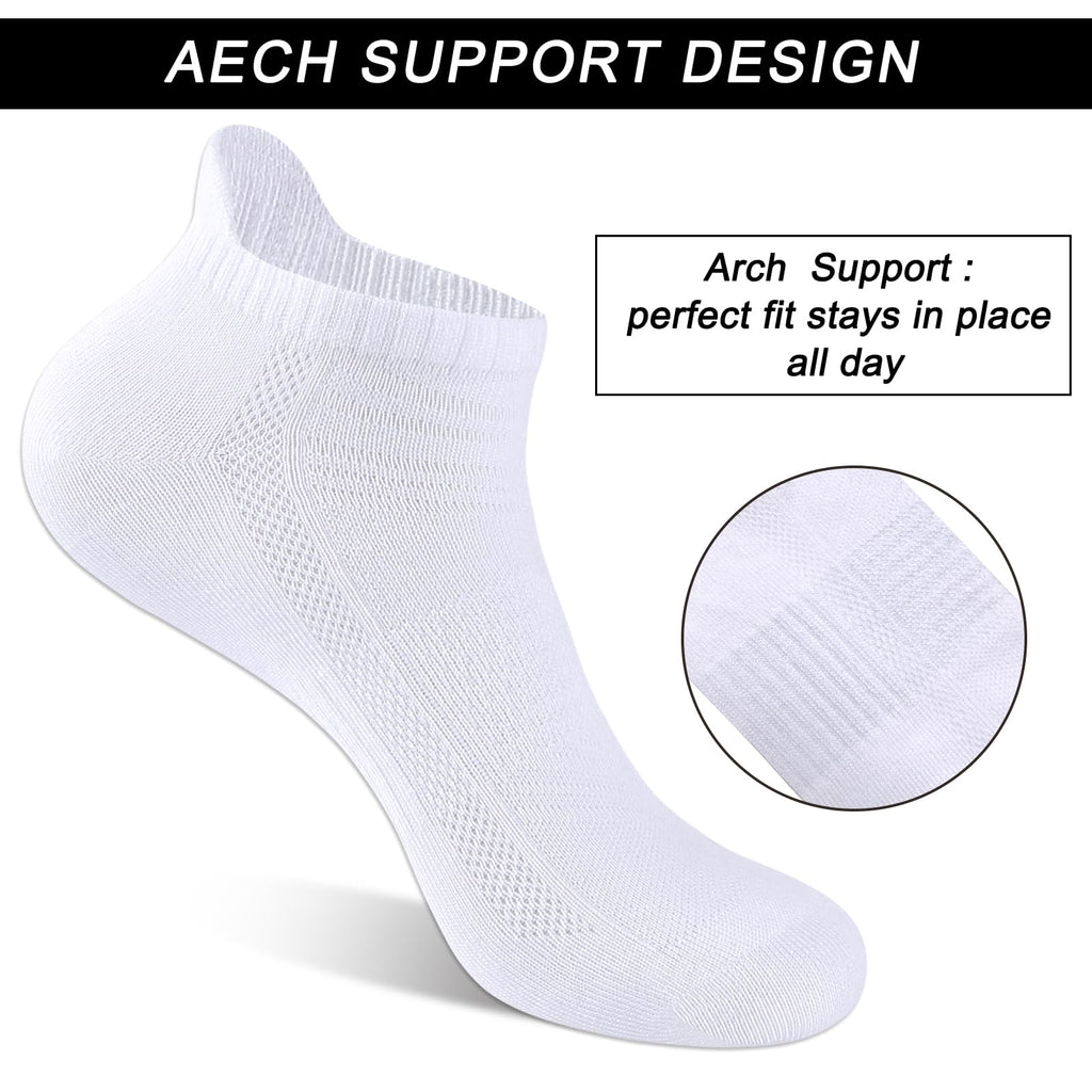 shnn 14 Pairs Mens/Womens Ankle Socks Breathable Casual Low Cut Short Socks for Men/Women with Heel Tab
