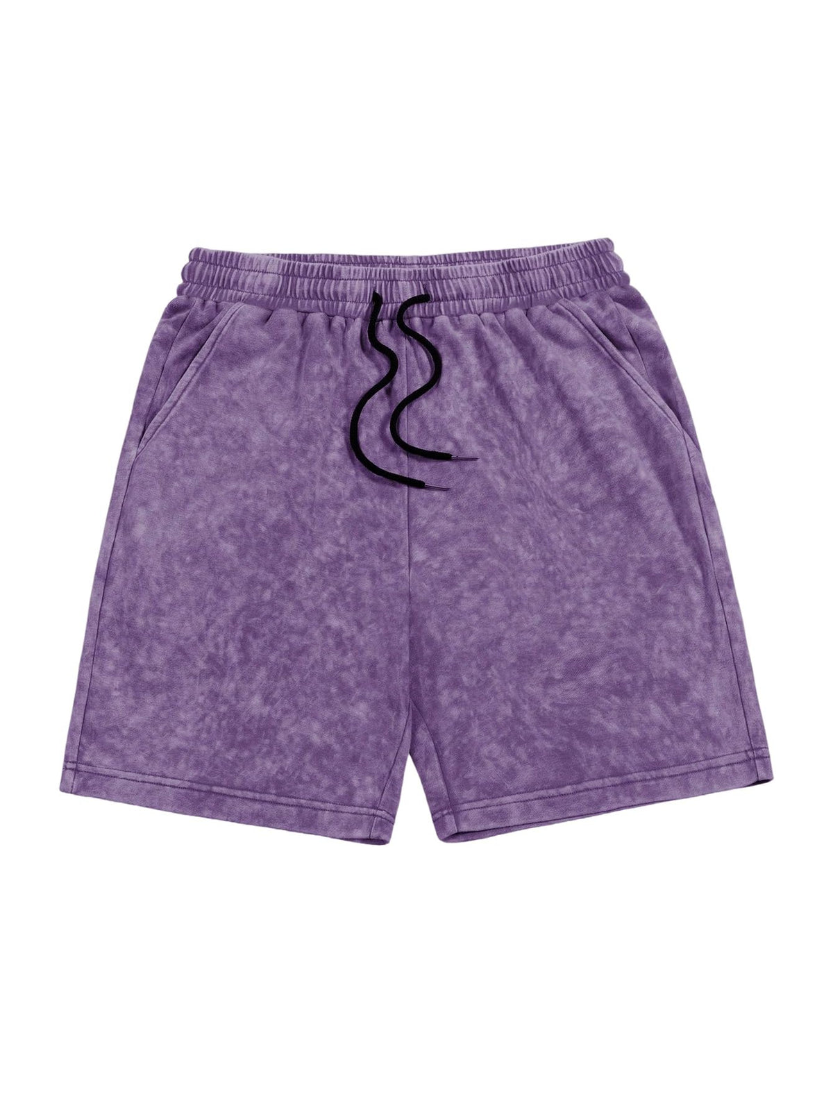 VIPWOLF Men's Star Graphic Y2k Shorts Distressed Track Shorts Streetwear
