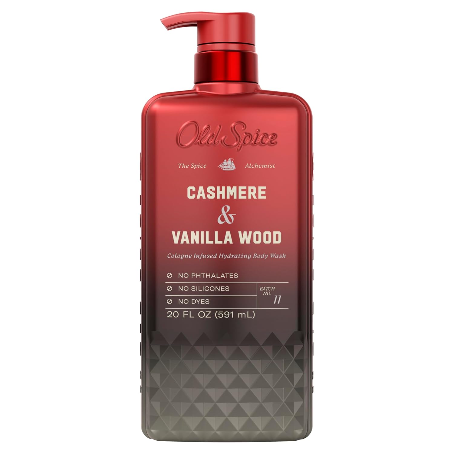 Old Spice Body Wash for Men, Cashmere + Vanilla Wood Scent, 20 fl oz