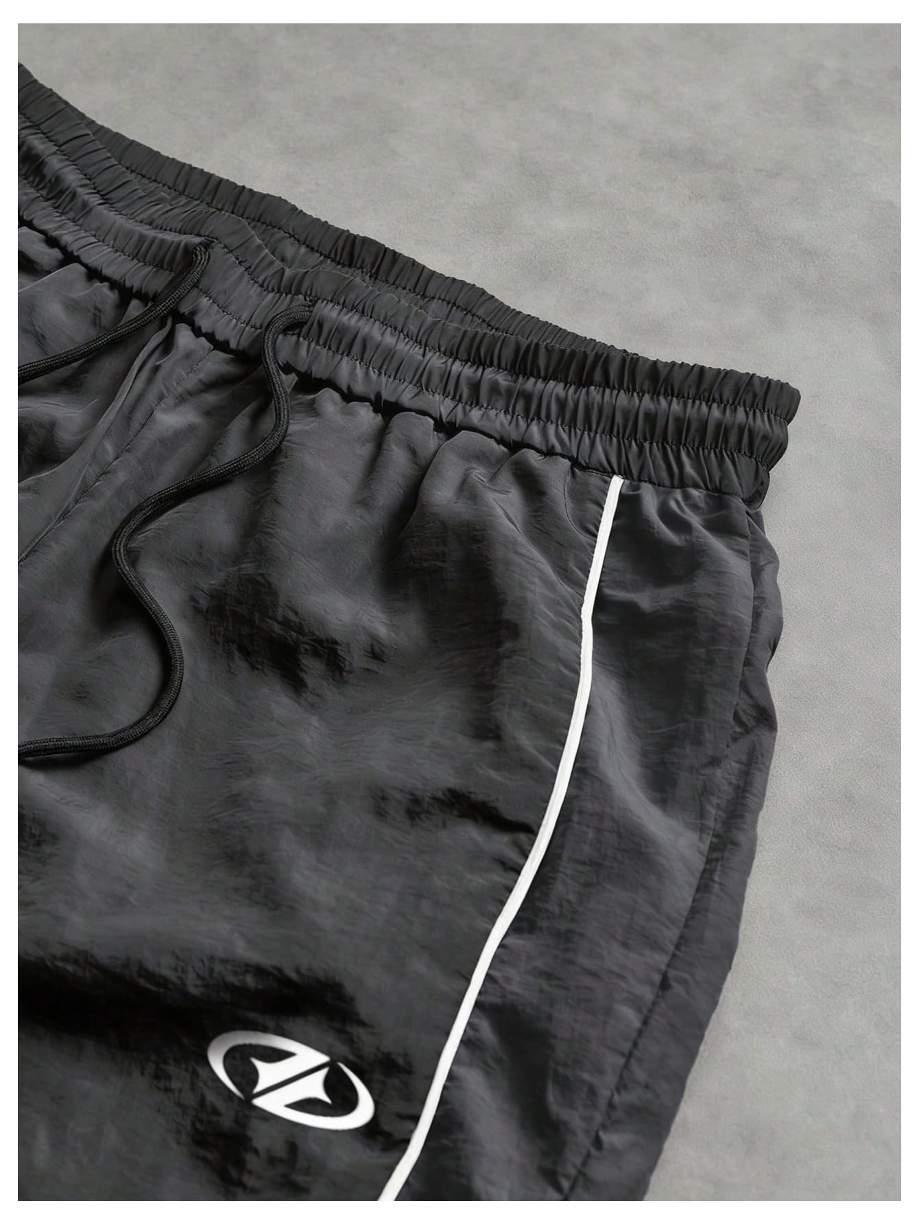 SHENHE Men's Y2k Wide Leg Baggy Parachute Pants Hip Hop Track Trousers