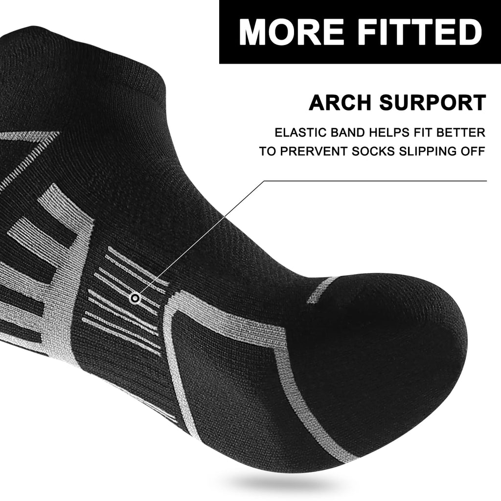 shnn 12 Pairs Mens Ankle Socks Athletic Casual Low Cut Short Socks for Men