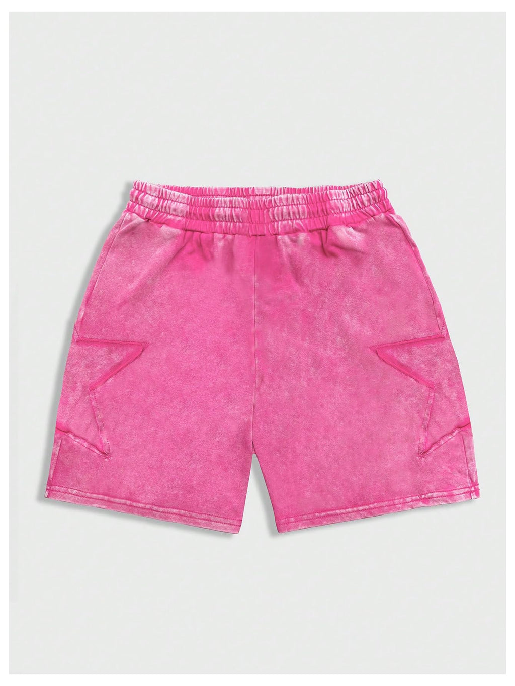 VIPWOLF Men's Star Graphic Y2k Shorts Distressed Track Shorts Streetwear