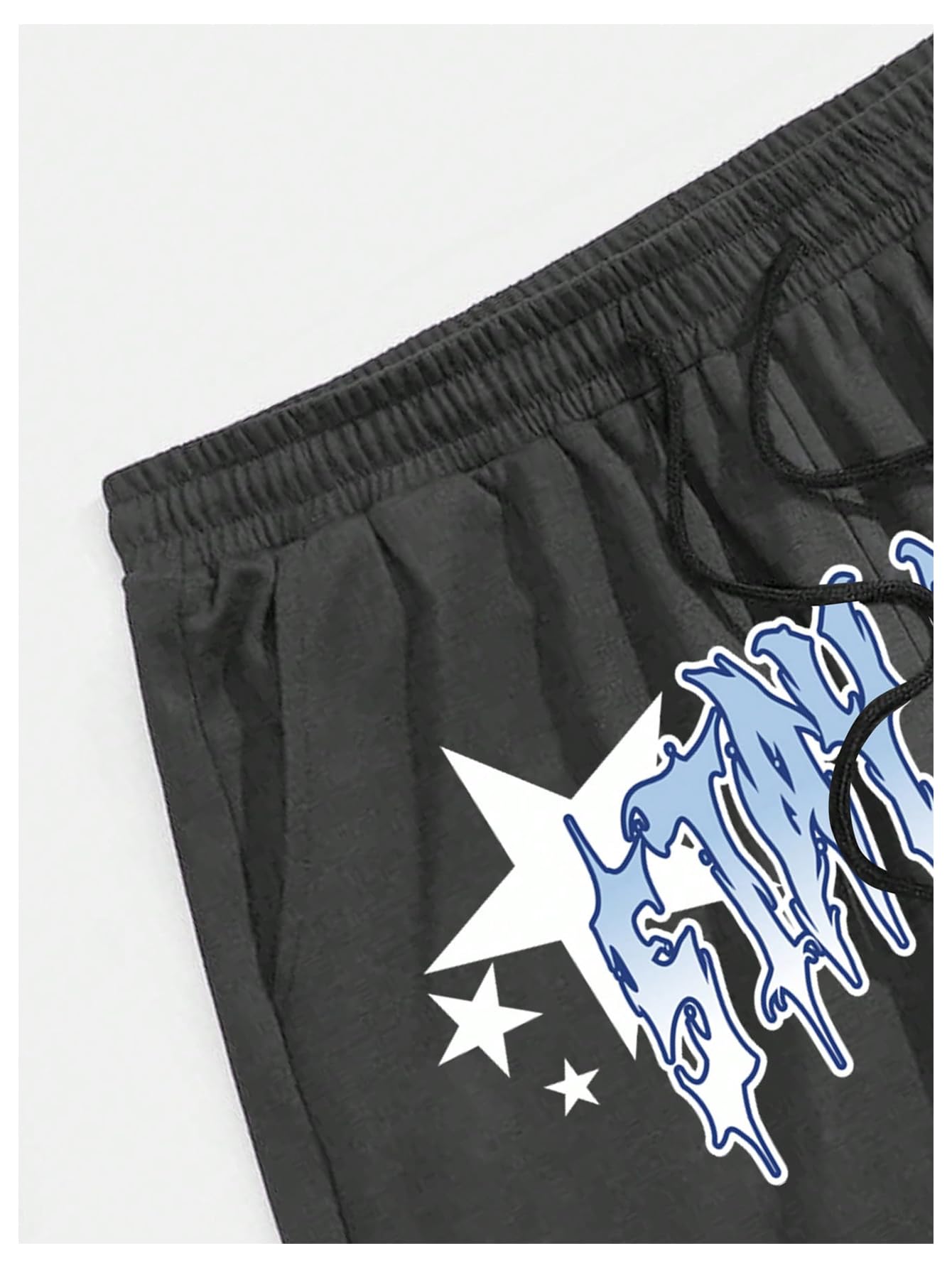 SHENHE Men's Graphics Shorts Print Workout Track Streetwear Shorts