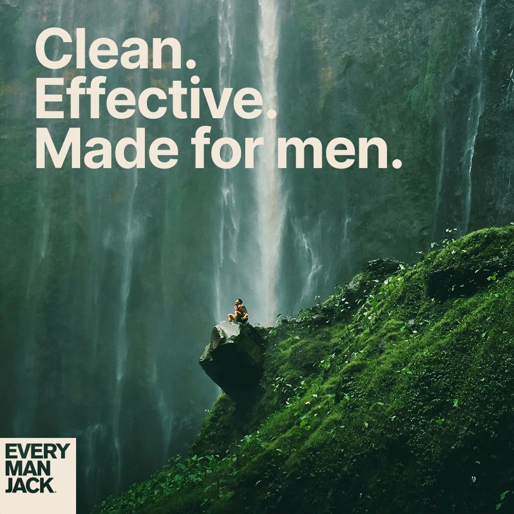 Every Man Jack 3-in-1 All Over Body Wash for Men, Cedar Red Sage, 2pk