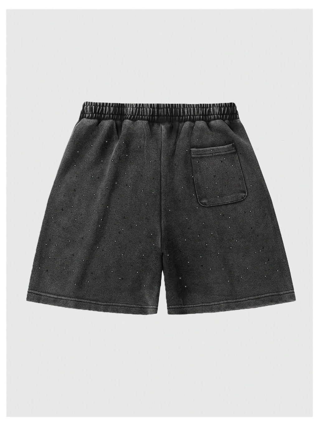 VIPWOLF Men's Star Graphic Y2k Shorts Distressed Track Shorts Streetwear