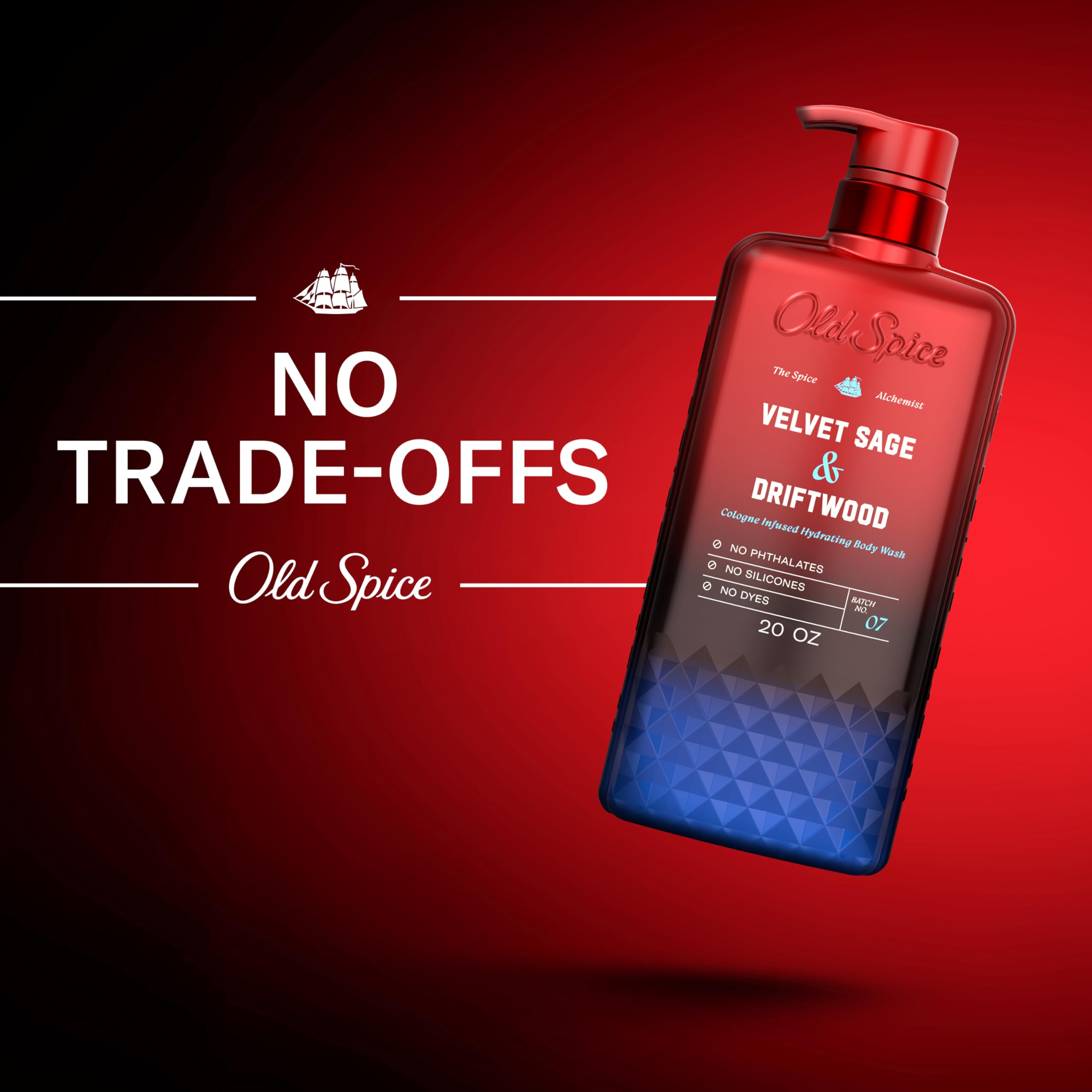 Old Spice Body Wash for Men, Cashmere + Vanilla Wood Scent, 20 fl oz