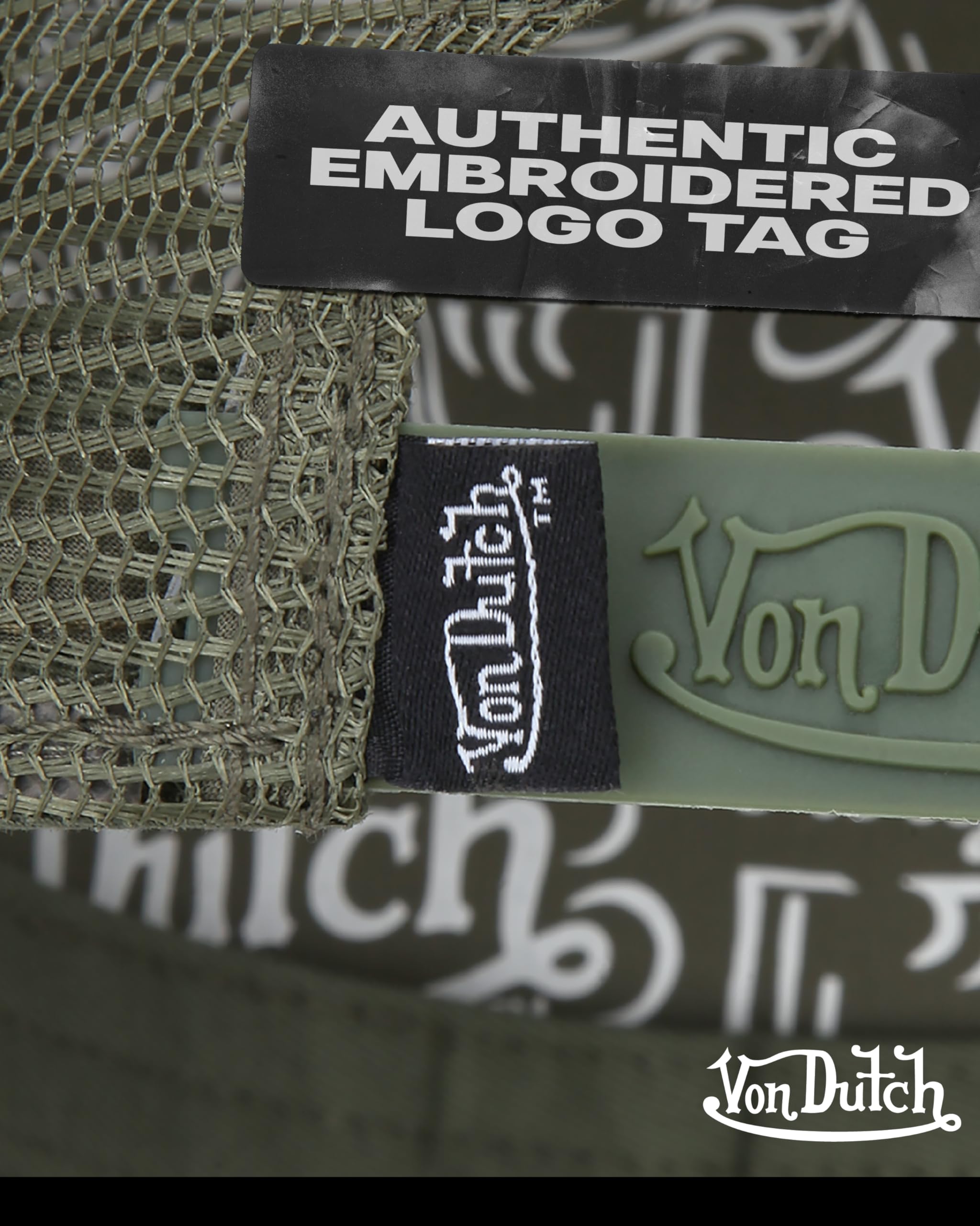 Von Dutch Unisex Trucker Hat - Retro Classic Solid Color Mesh Back Snapback Baseball Cap for Men & Women.
