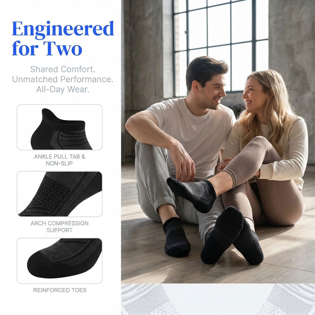 shnn 14 Pairs Mens/Womens Ankle Socks Breathable Casual Low Cut Short Socks for Men/Women with Heel Tab