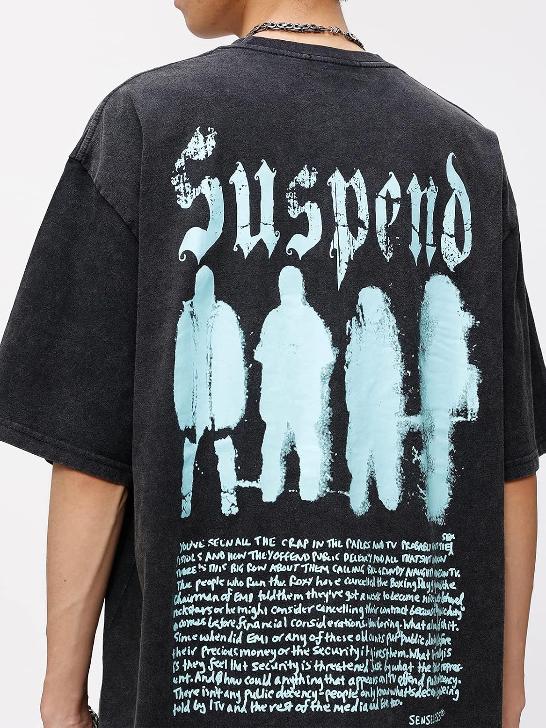 Vamtac Oversized Graphic Tees for Men Y2k Vintage Graffiti Short Sleeve Streetwear Tops Tshirt