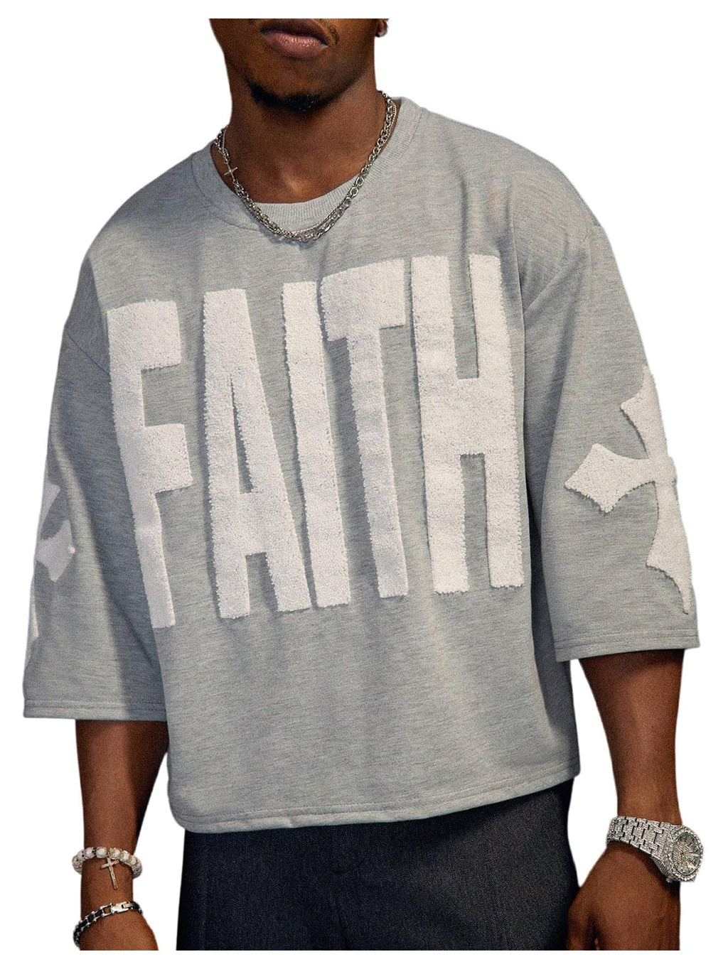 Verdusa Men's Oversized Graphic Tees Streetwear Y2K Grunge Summer Tops