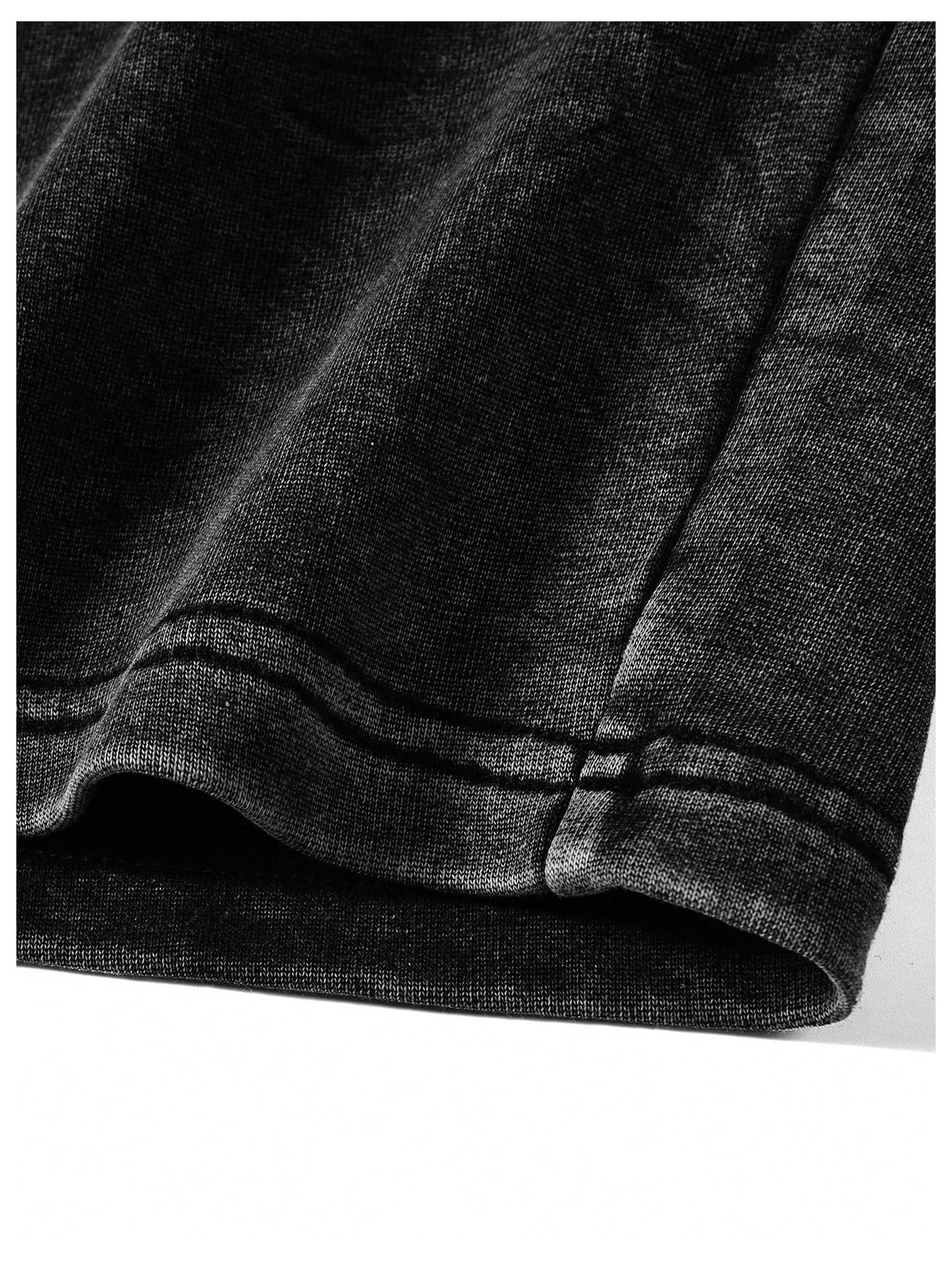 VIPWOLF Men's Star Graphic Y2k Shorts Distressed Track Shorts Streetwear