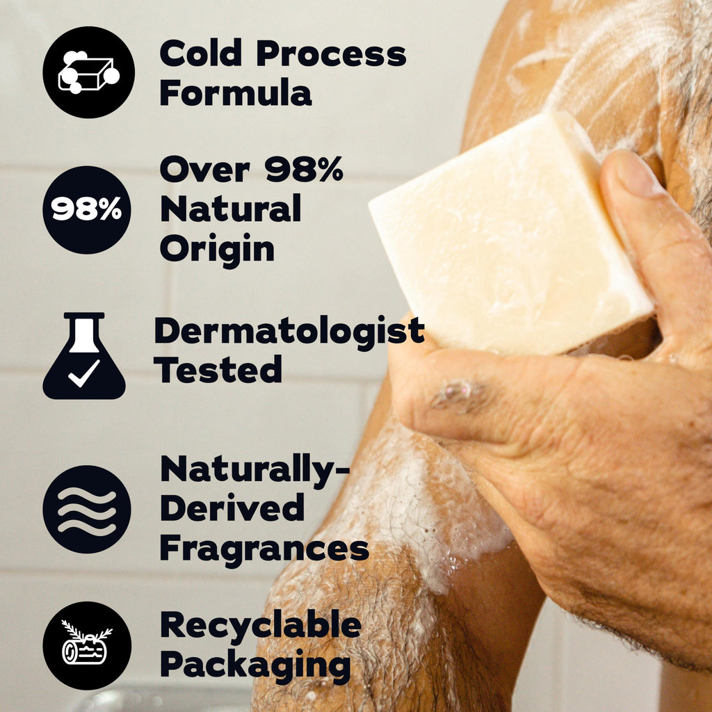Dr. Squatch Natural Men’s Bar Soap - Cold Process Body Soap Bar with Natural Oils - Gifts for Men - Birchwood Breeze, Coconut Castway, Summer Citrus, Pine Tar & more (5 oz, 10-Pack)