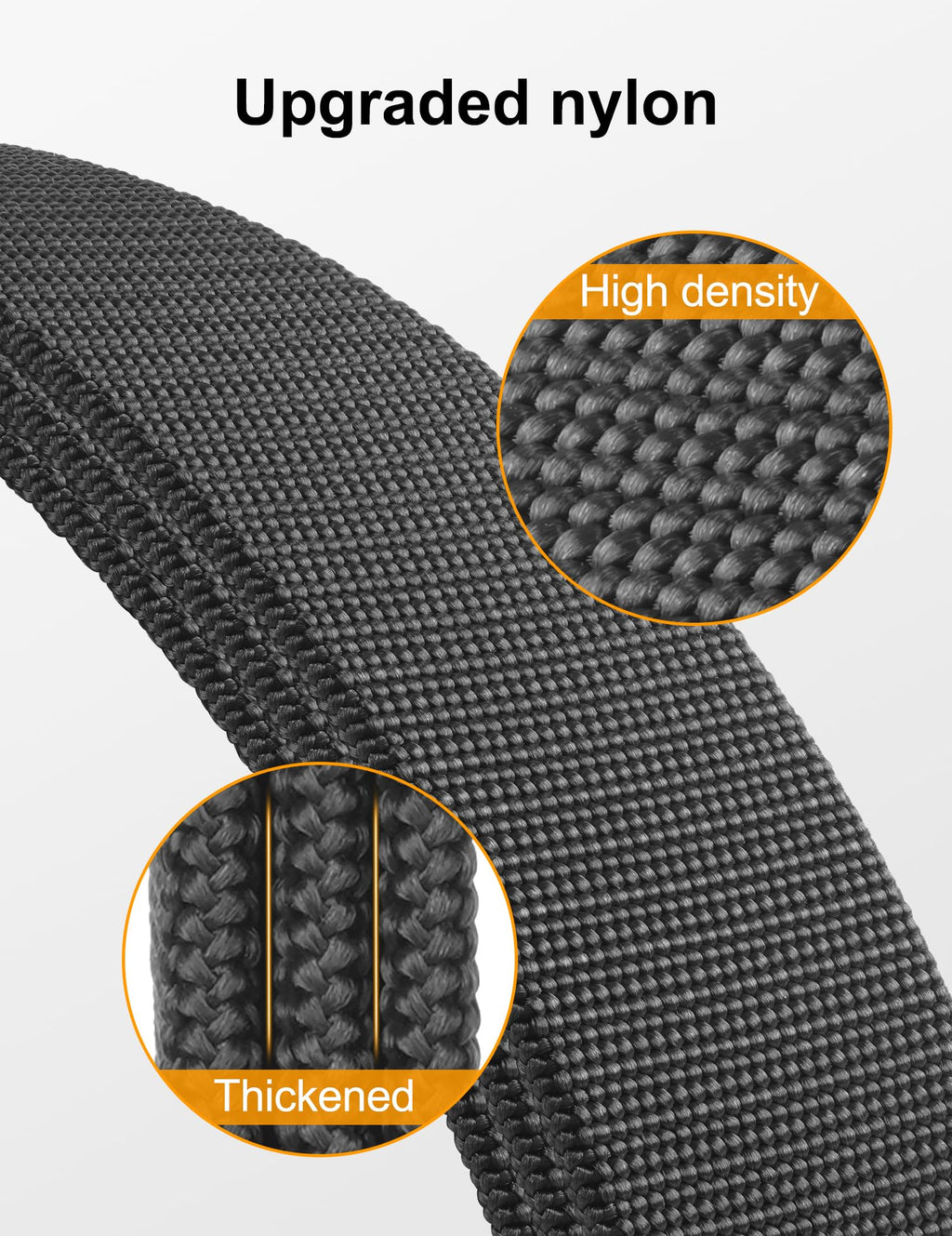JUKMO Men's Stretch Tactical Belt, 1.5" Elastic Nylon Web with Flip Buckle