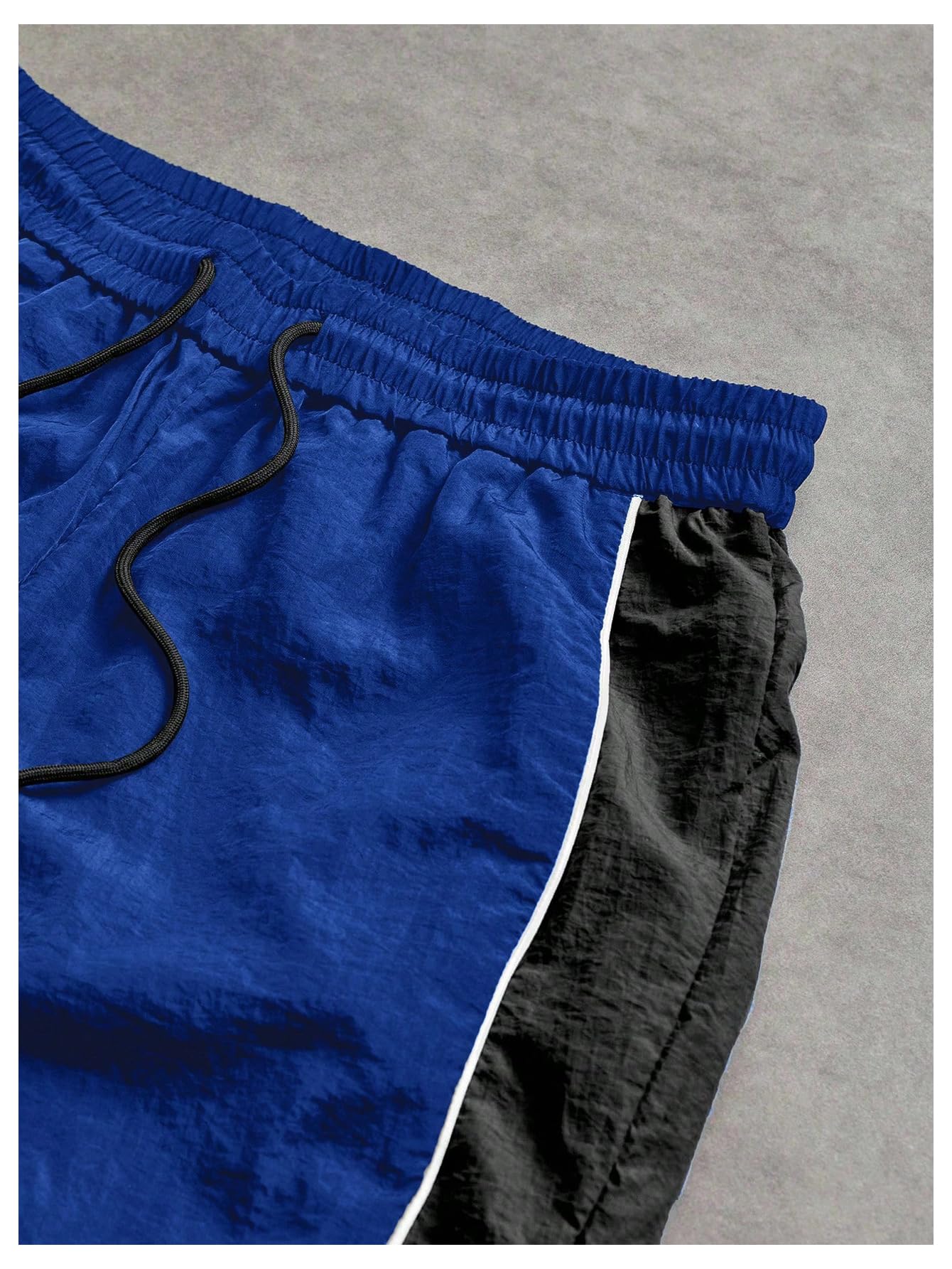 SHENHE Men's Y2k Wide Leg Baggy Parachute Pants Hip Hop Track Trousers