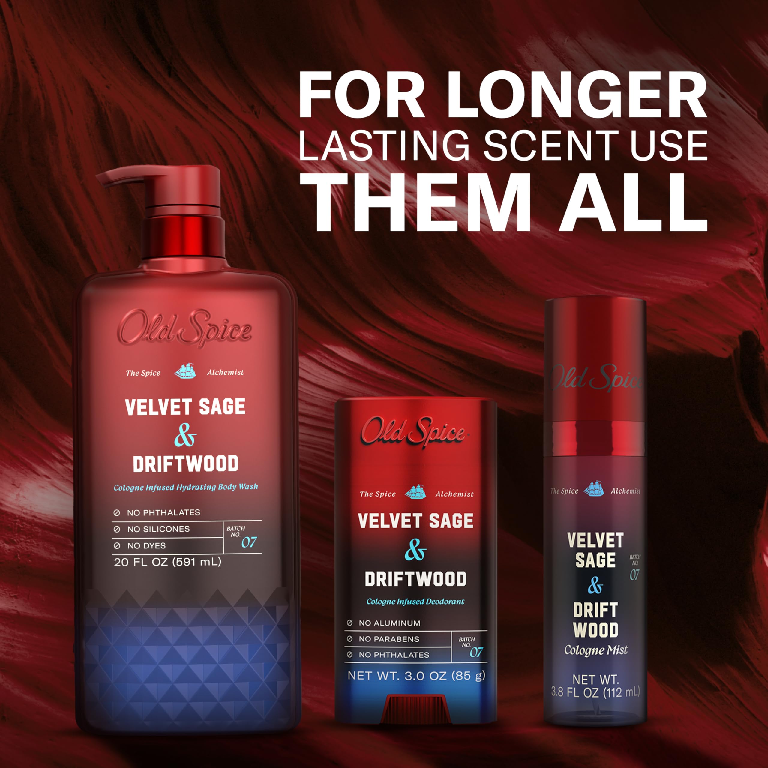 Old Spice Body Wash for Men, Cashmere + Vanilla Wood Scent, 20 fl oz