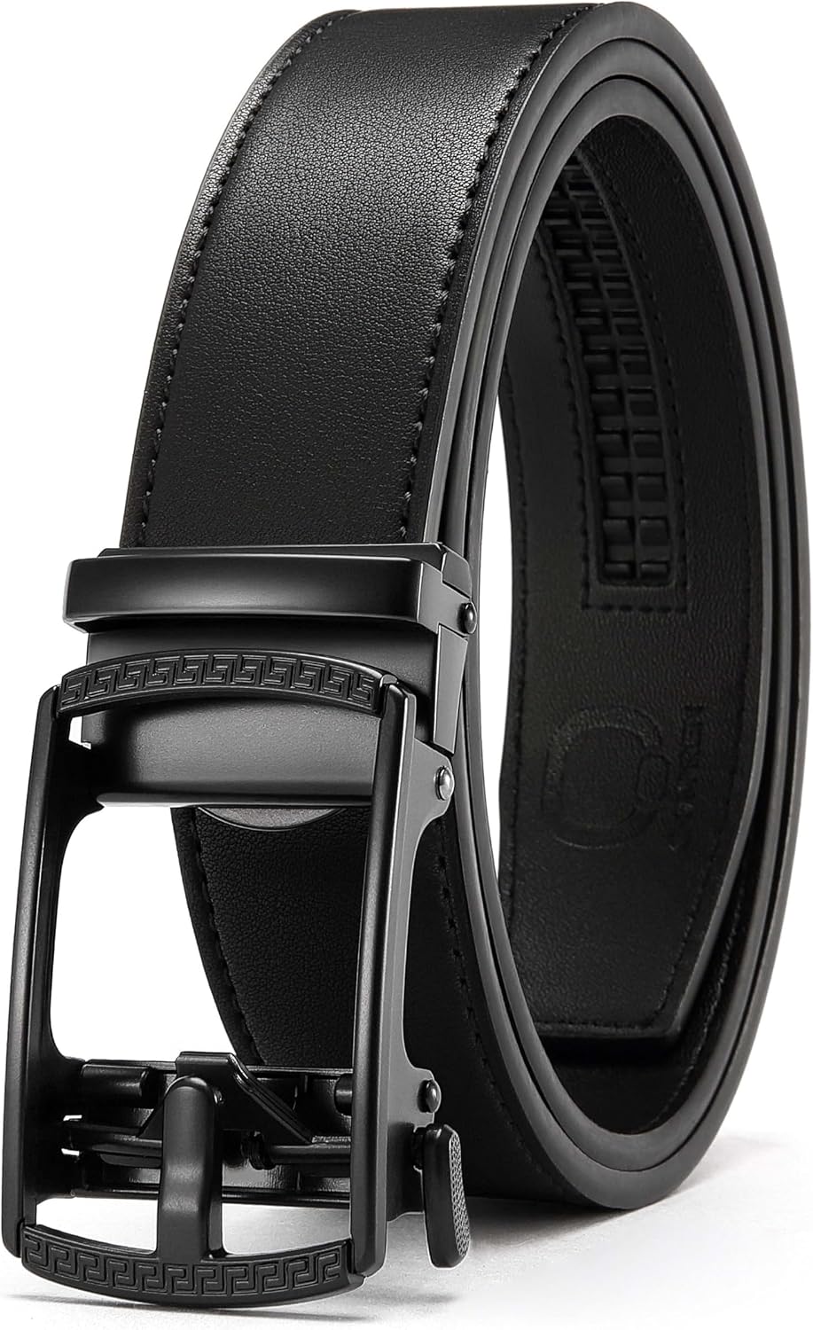 CHAOREN Men's Leather Ratchet Belt - Customizable Fit (35mm)