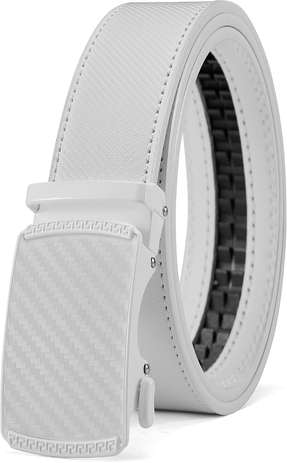 CHAOREN Men's Leather Ratchet Belt - Customizable Fit (35mm)