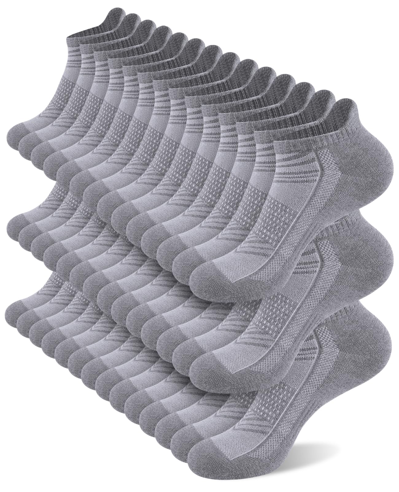 shnn 14 Pairs Mens/Womens Ankle Socks Breathable Casual Low Cut Short Socks for Men/Women with Heel Tab