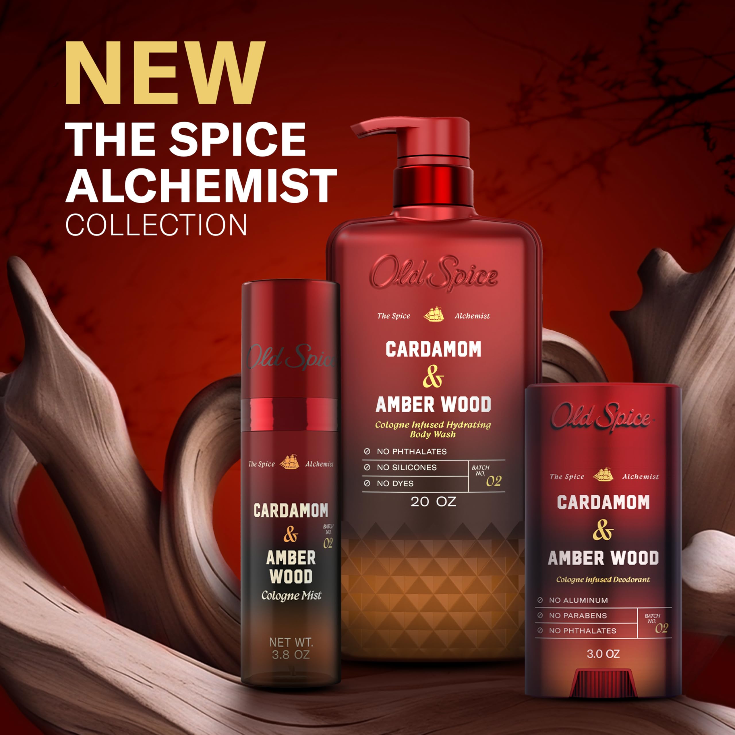 Old Spice Body Wash for Men, Cashmere + Vanilla Wood Scent, 20 fl oz