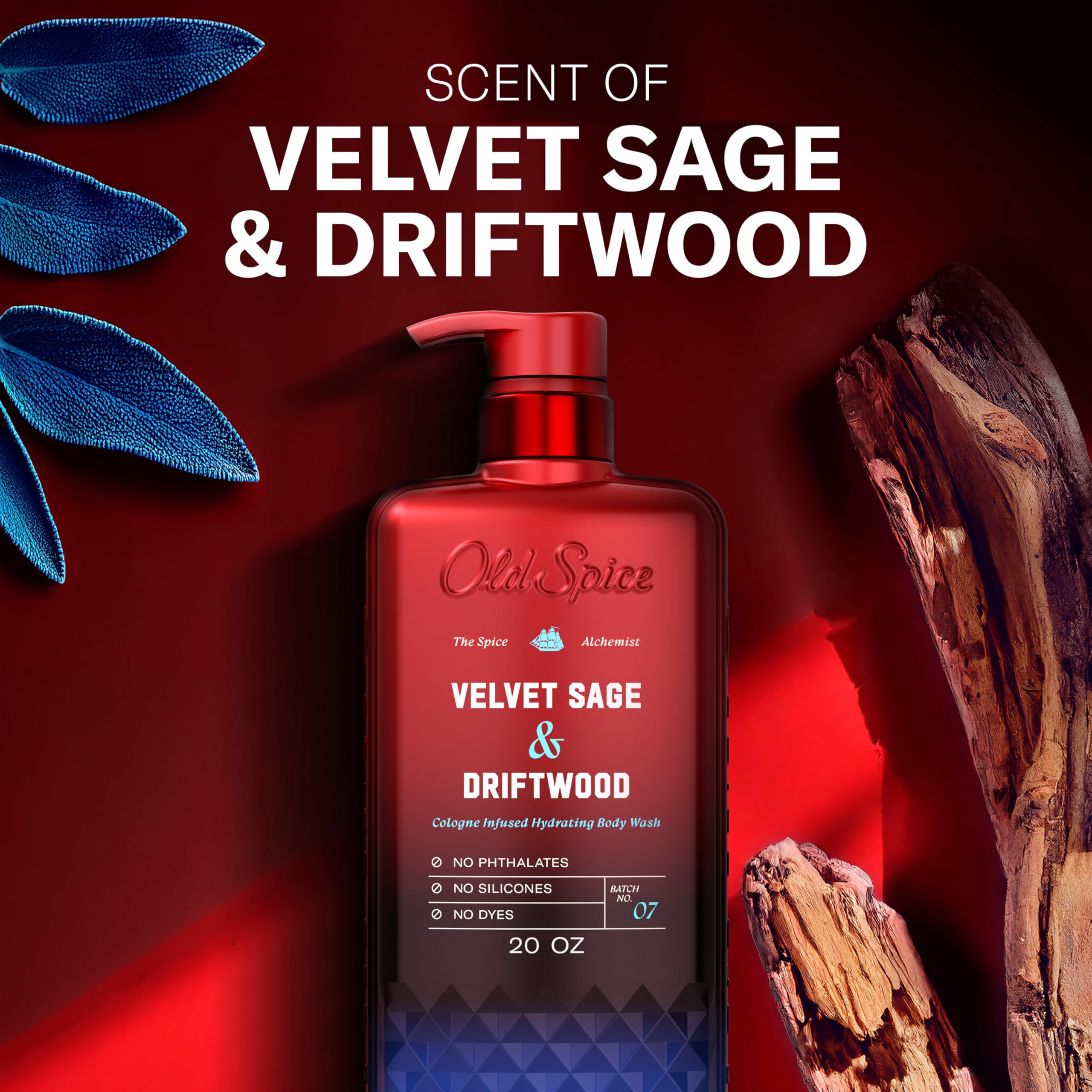 Old Spice Body Wash for Men, Cashmere + Vanilla Wood Scent, 20 fl oz