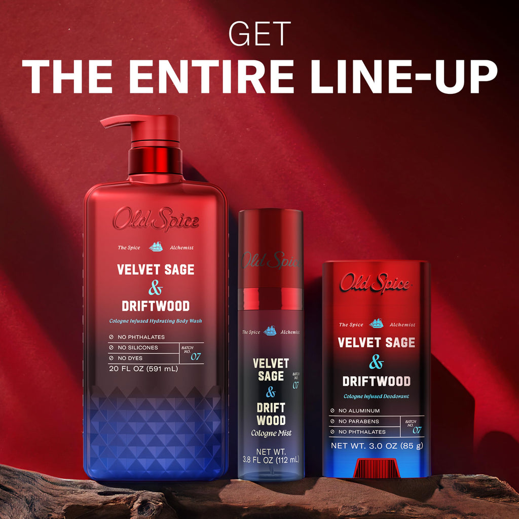 Old Spice Body Wash for Men, Cashmere + Vanilla Wood Scent, 20 fl oz
