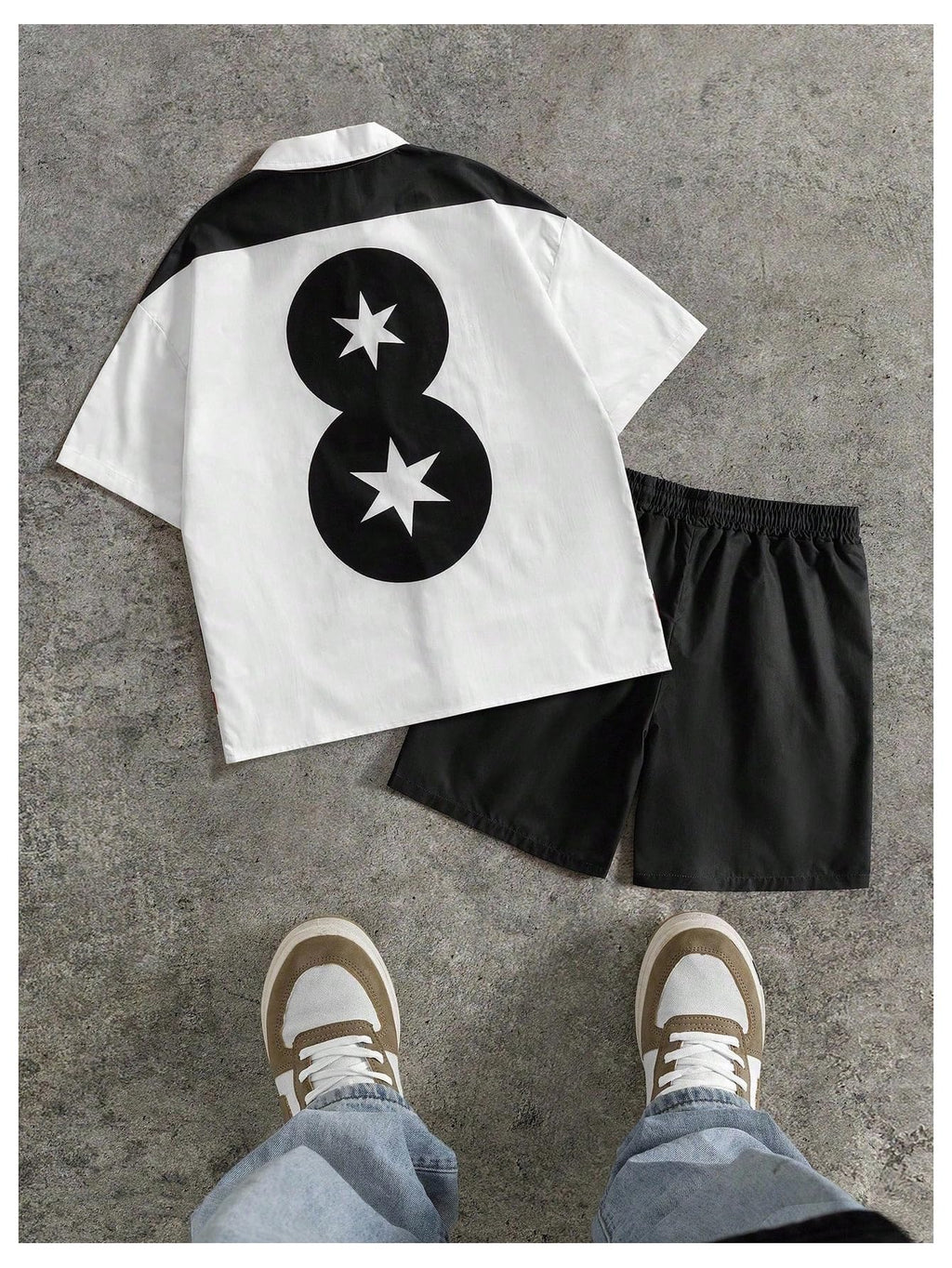 SOLY HUX Men's Summer Outfits Track Suits 2 Piece Short Sets