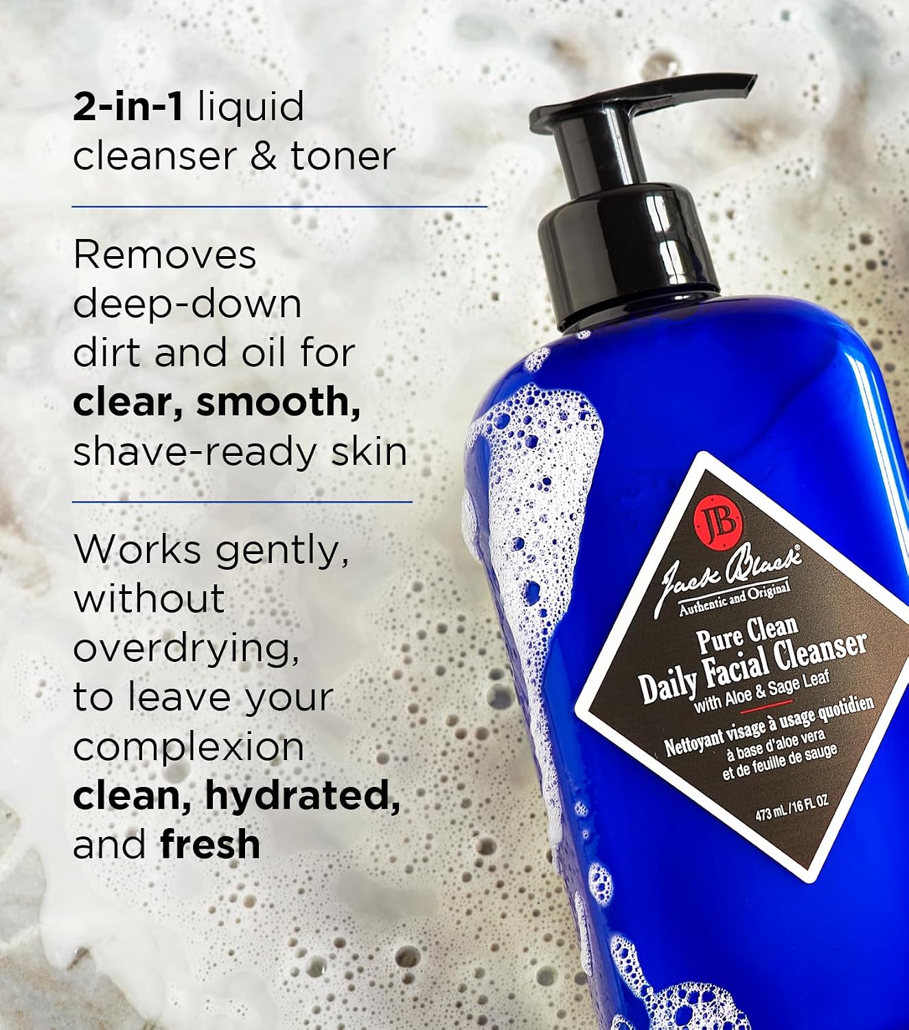 Jack Black Men's Skincare Kit, Men's Gift Set, Travel-Ready