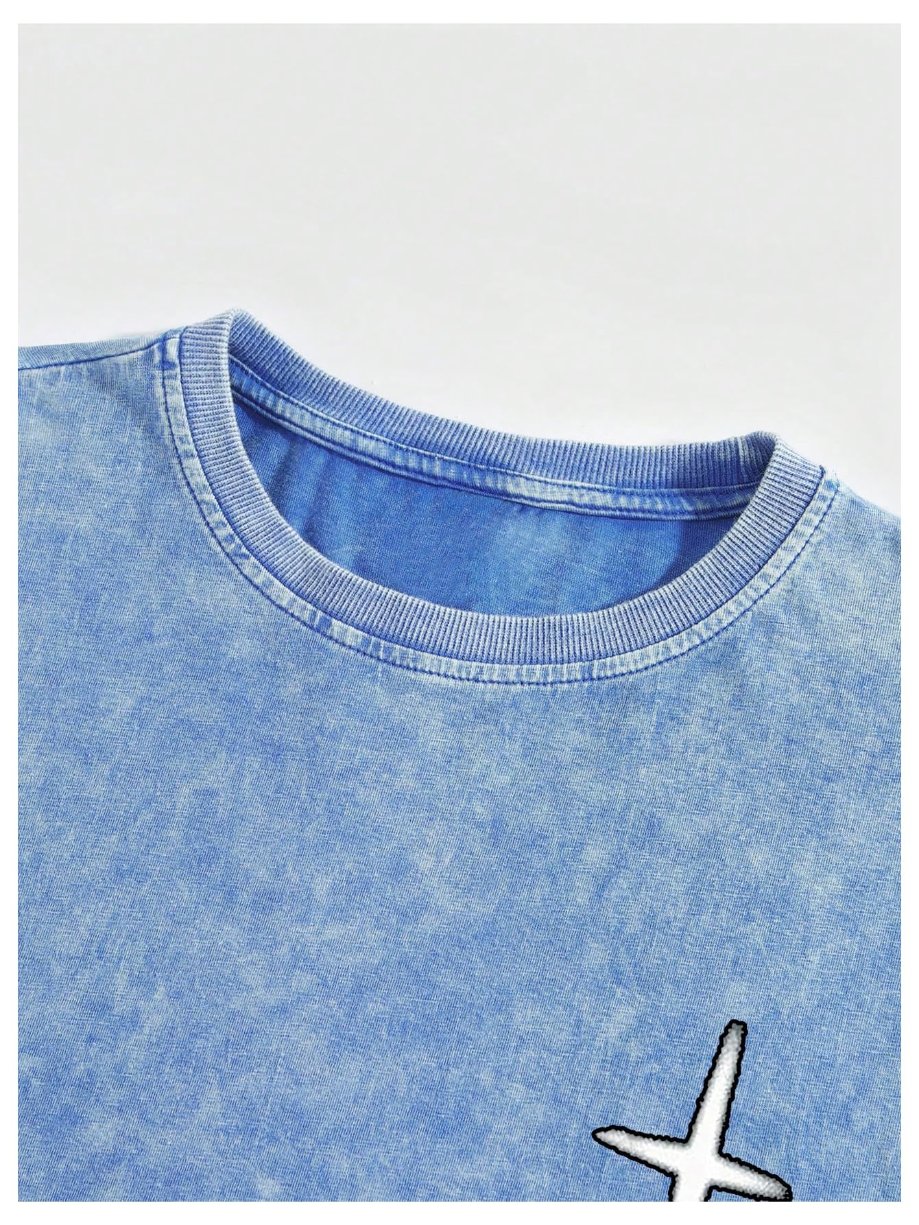 Verdusa Men's Y2k Graphic Tees Short Sleeve Crew Neck Grunge Shirts
