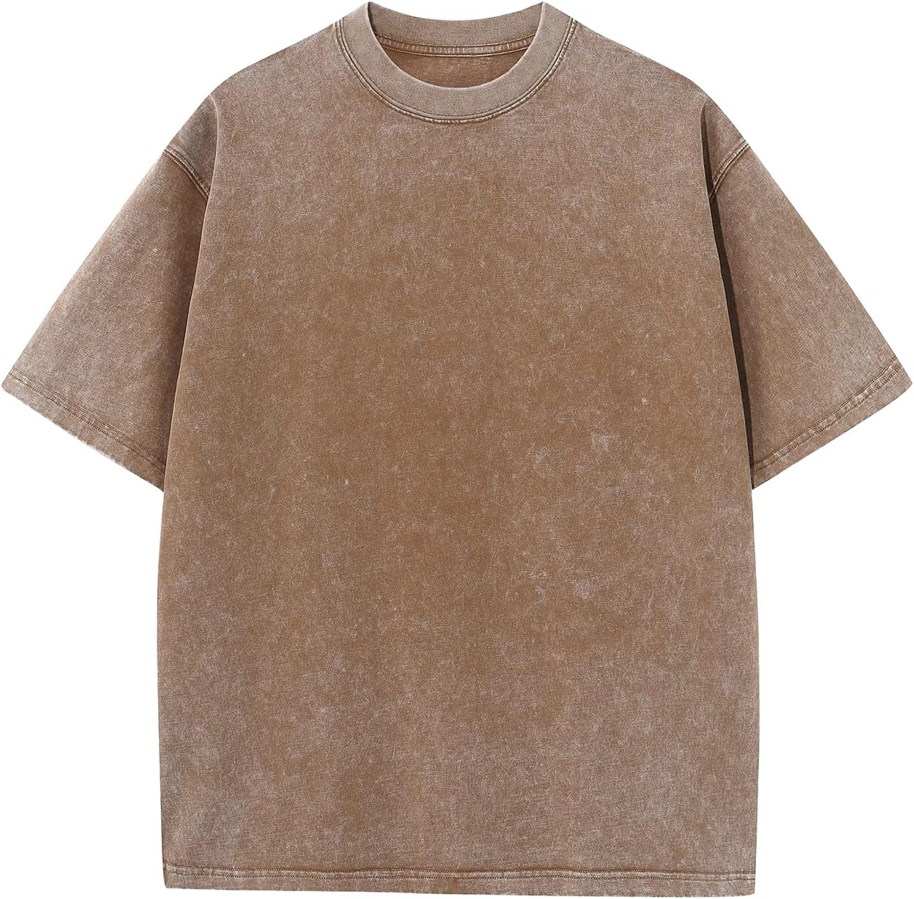 Arssm Men Oversized T Shirts Vintage Tee Loose Fit Short Sleeve Casual Streetwear Baggy Washed Unisex Tops