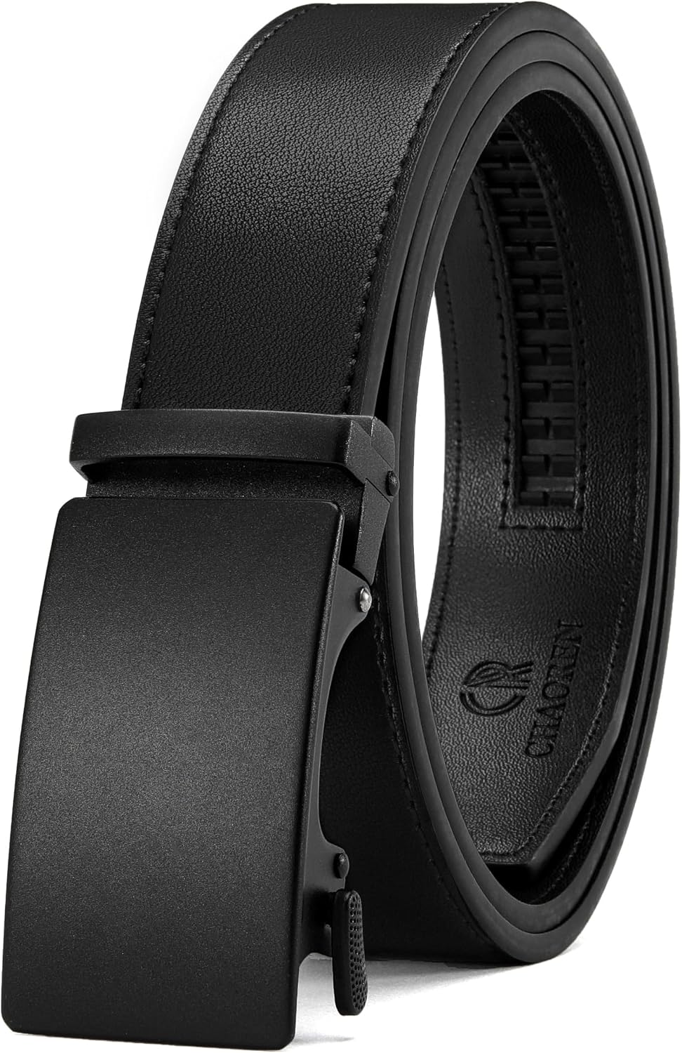 CHAOREN Men's Leather Ratchet Belt - Customizable Fit (35mm)