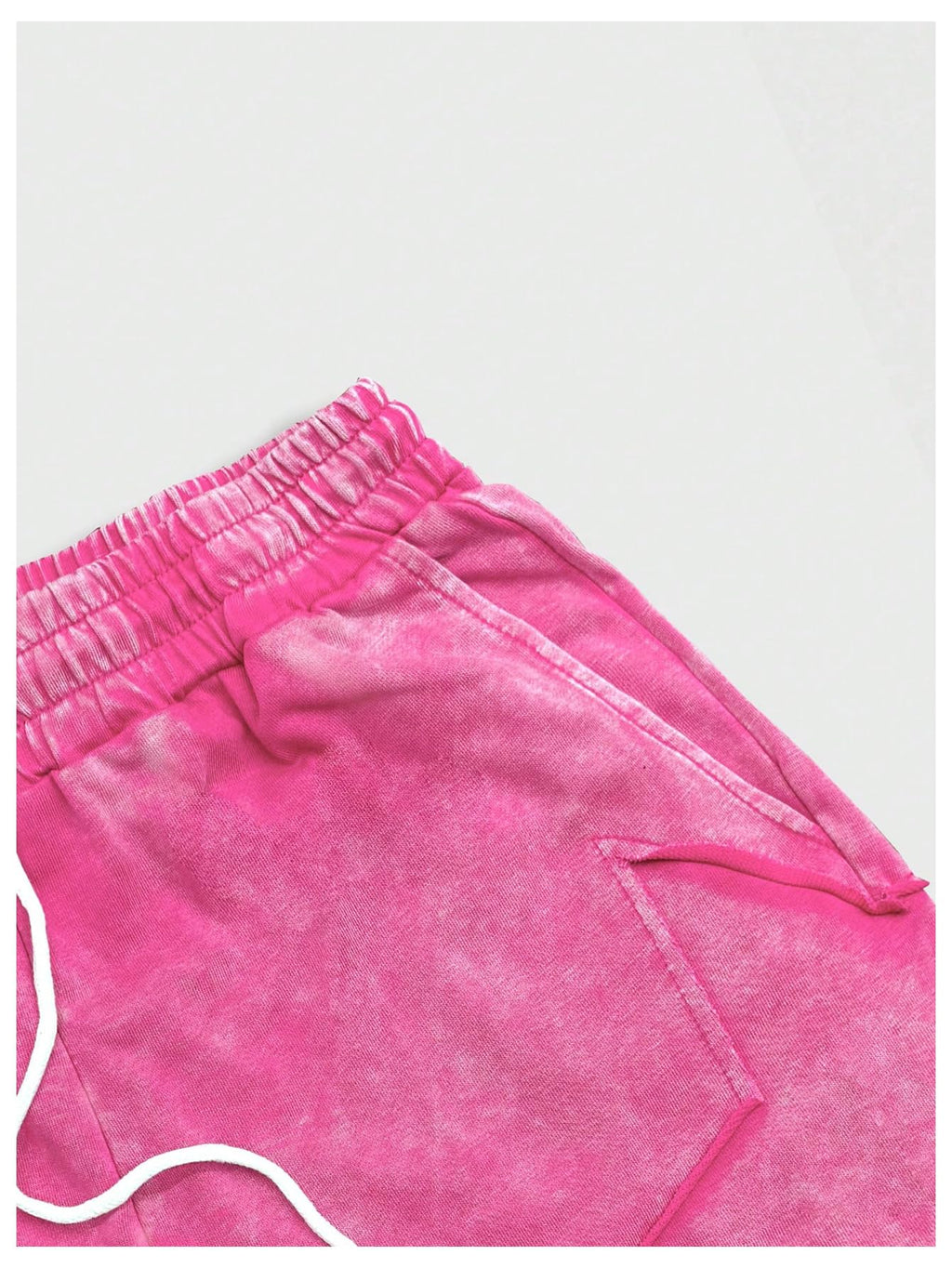 VIPWOLF Men's Star Graphic Y2k Shorts Distressed Track Shorts Streetwear