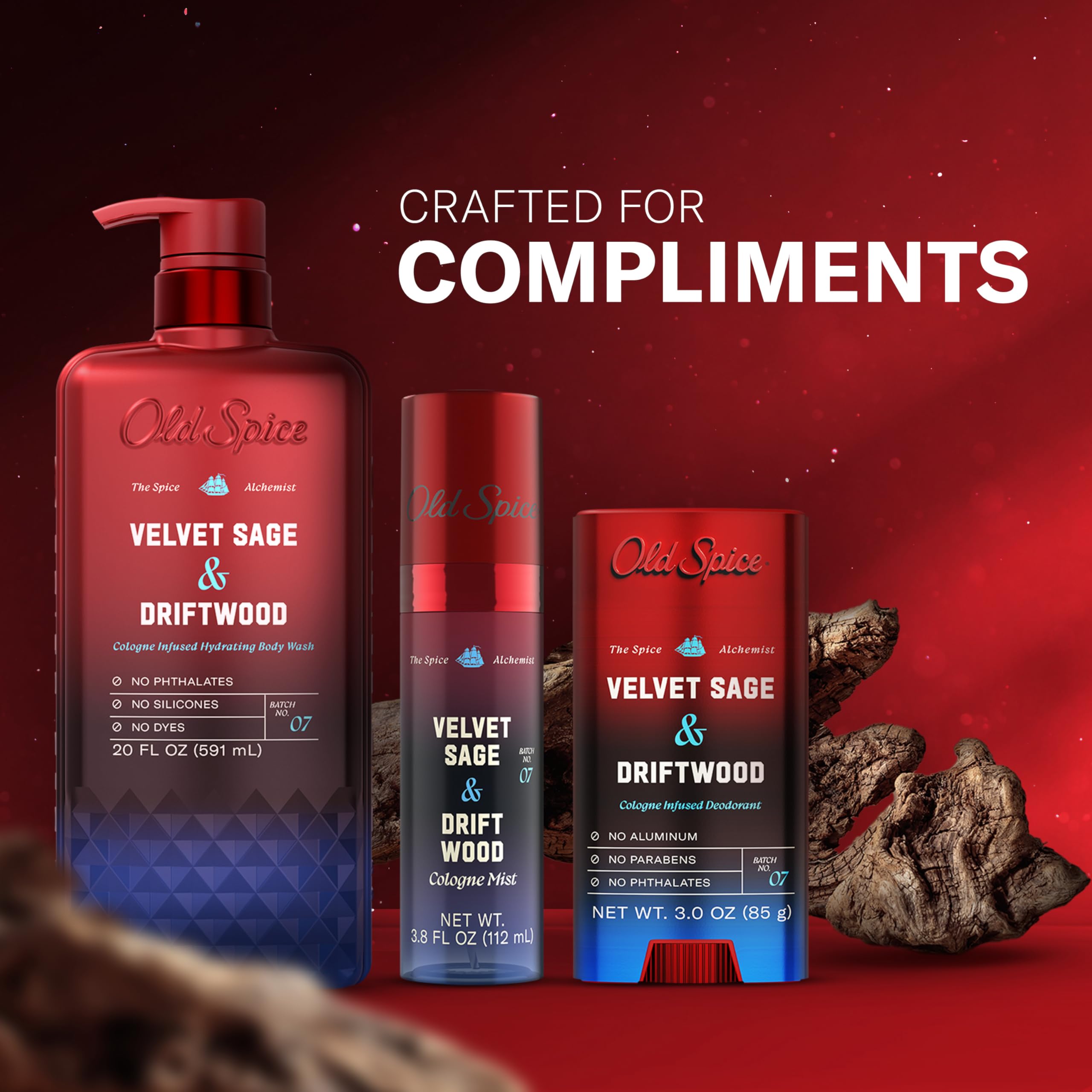 Old Spice Body Wash for Men, Cashmere + Vanilla Wood Scent, 20 fl oz
