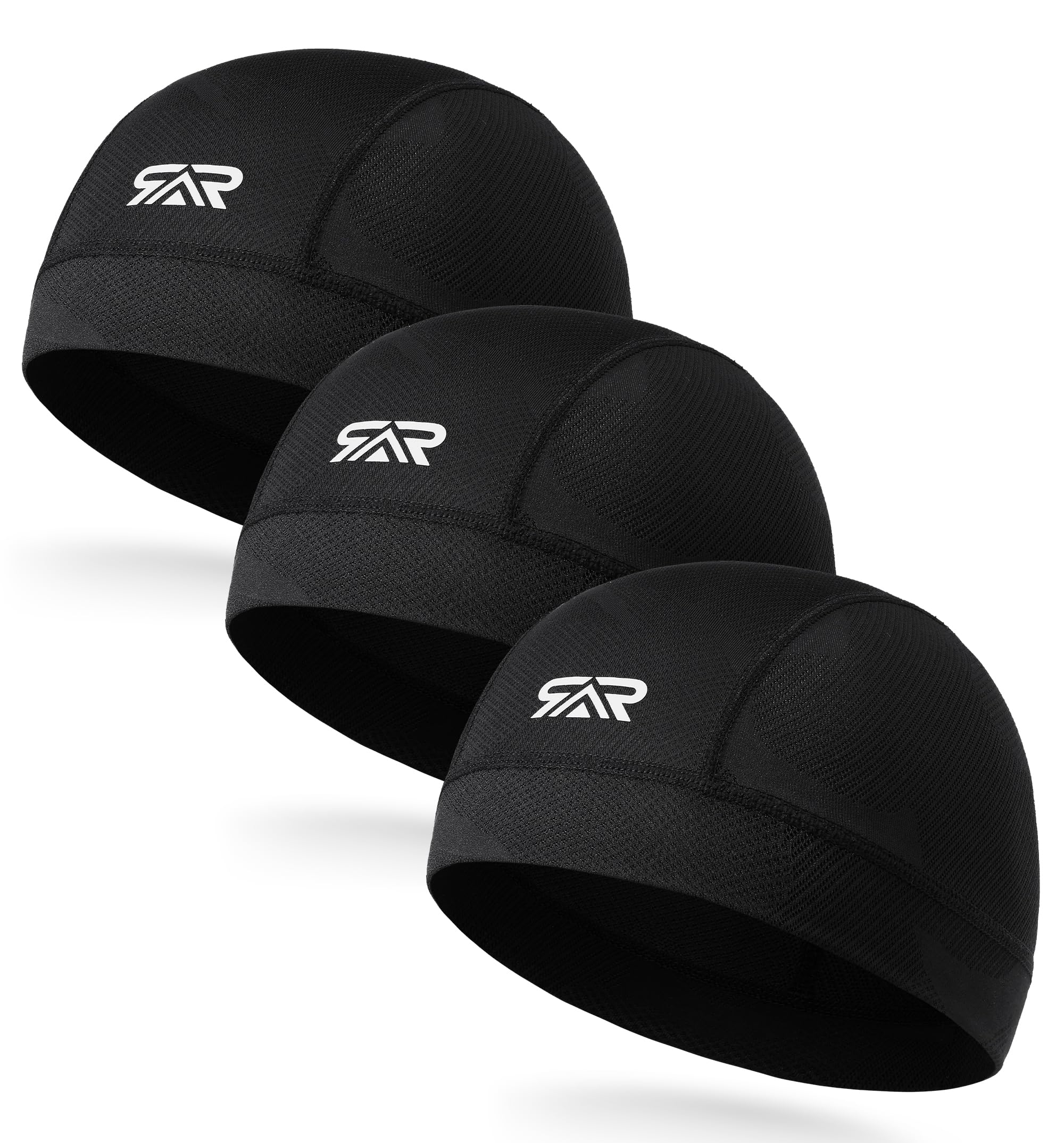 3-Pack Camo Helmet Liner Skull Cap Breathable Mesh for Men Women