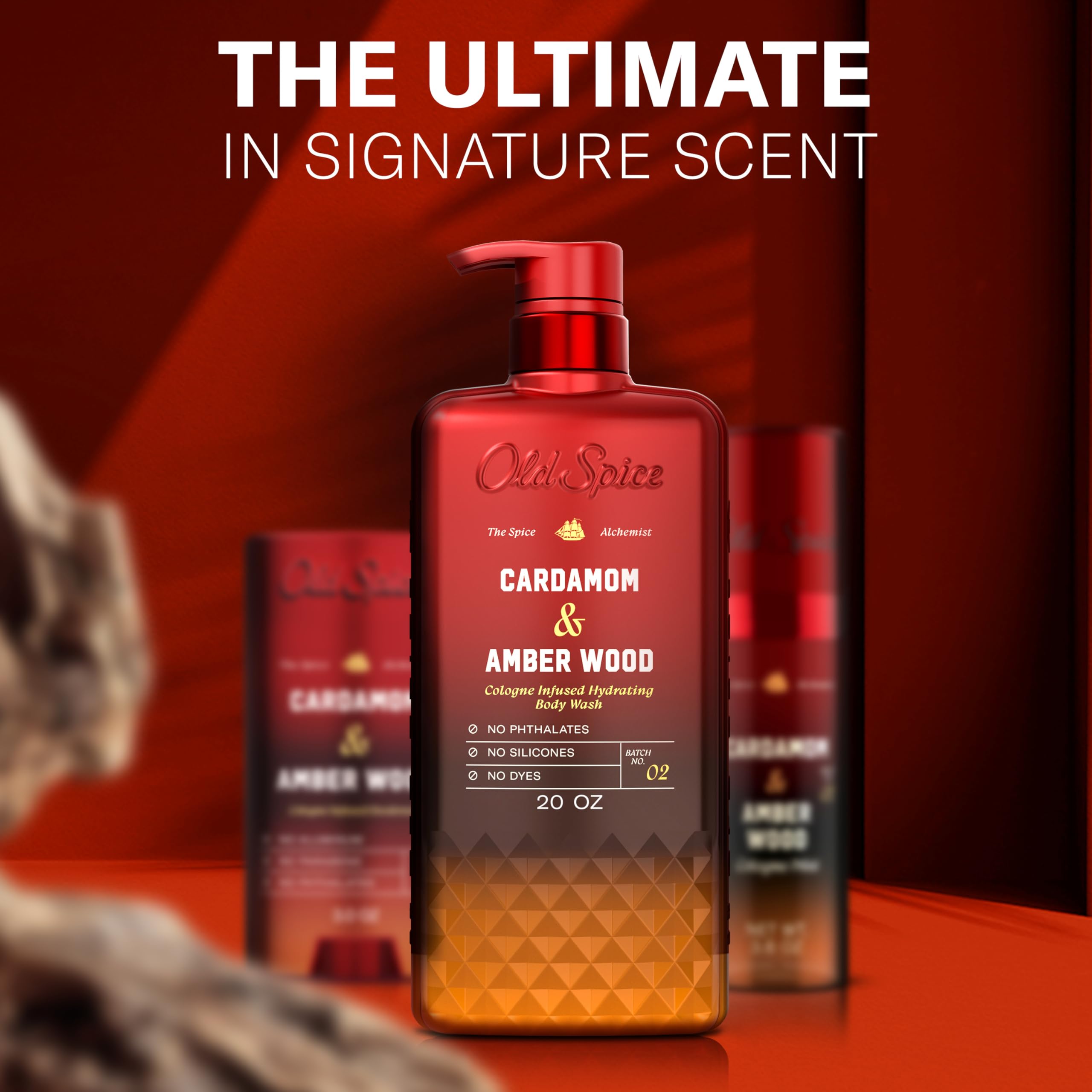 Old Spice Body Wash for Men, Cashmere + Vanilla Wood Scent, 20 fl oz