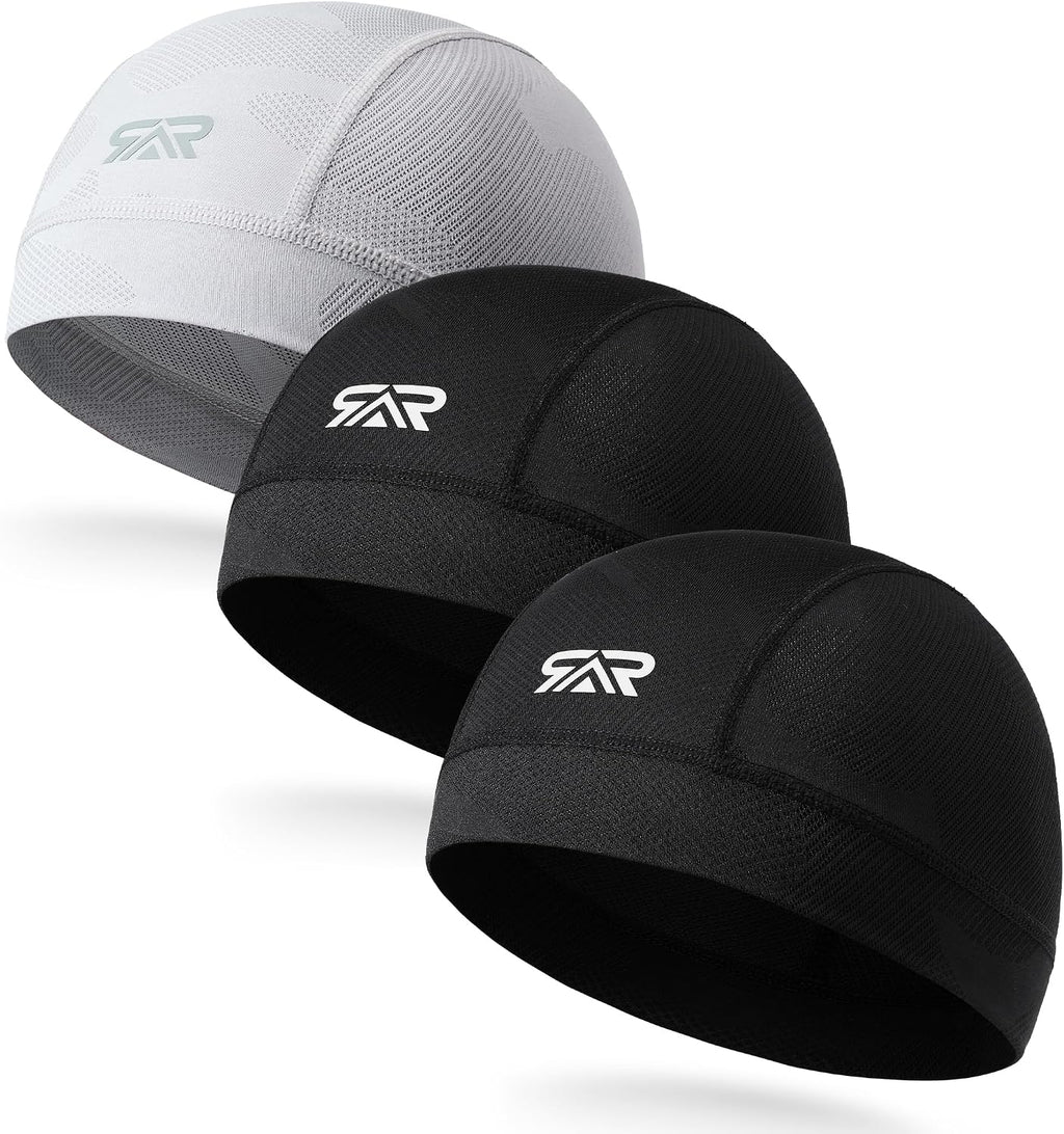 3-Pack Camo Helmet Liner Skull Cap Breathable Mesh for Men Women