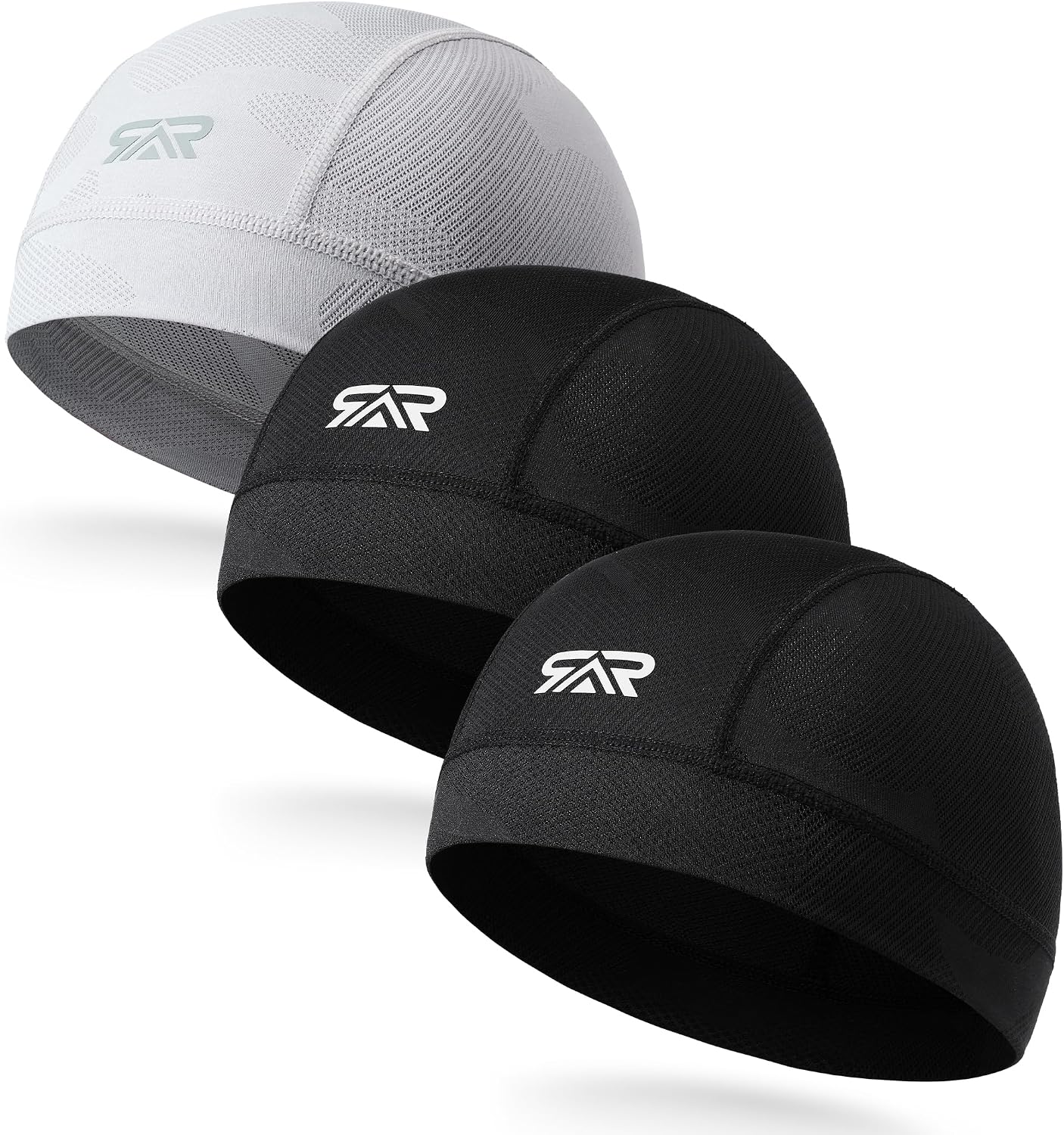 3-Pack Camo Helmet Liner Skull Cap Breathable Mesh for Men Women