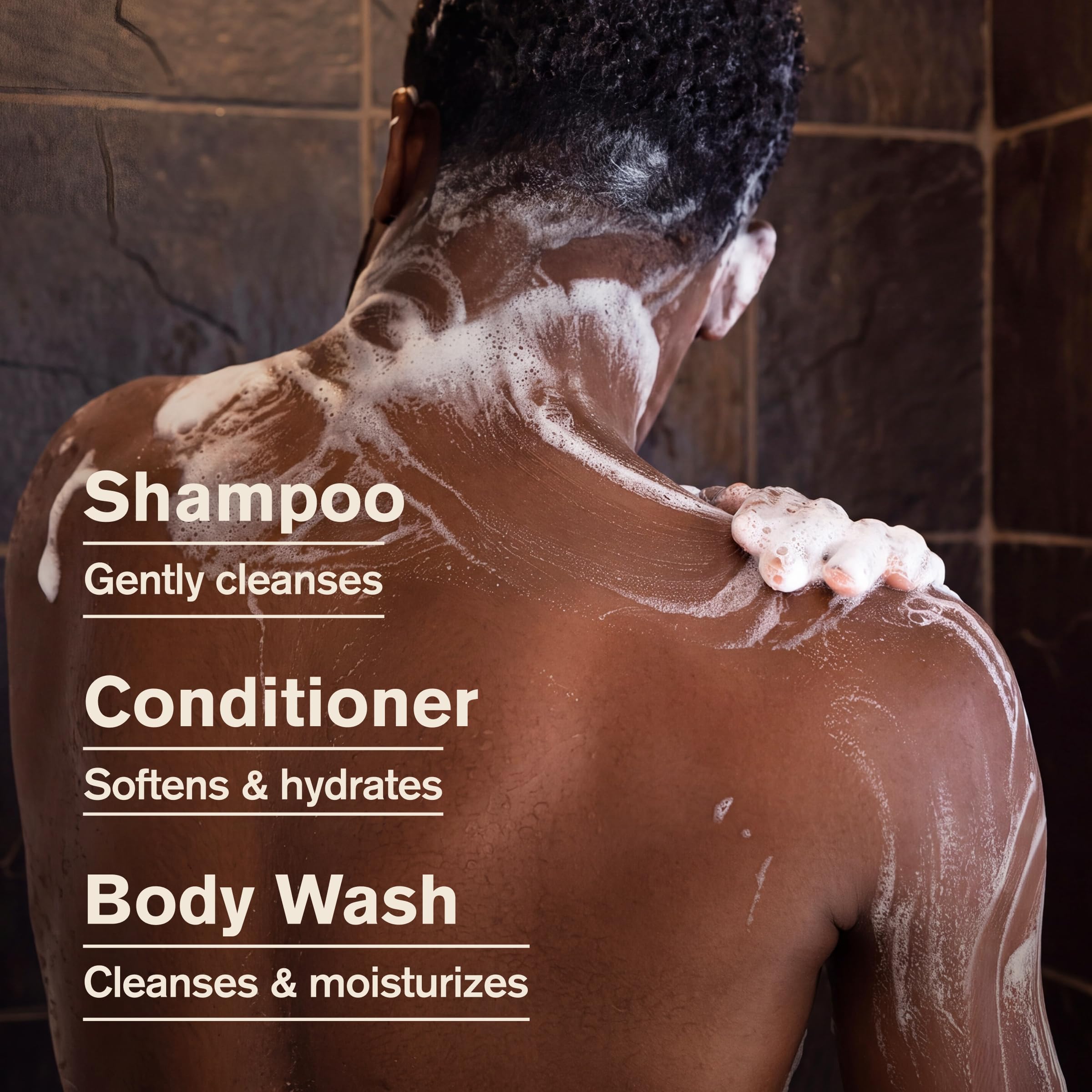 Every Man Jack 3-in-1 All Over Body Wash for Men, Cedar Red Sage, 2pk