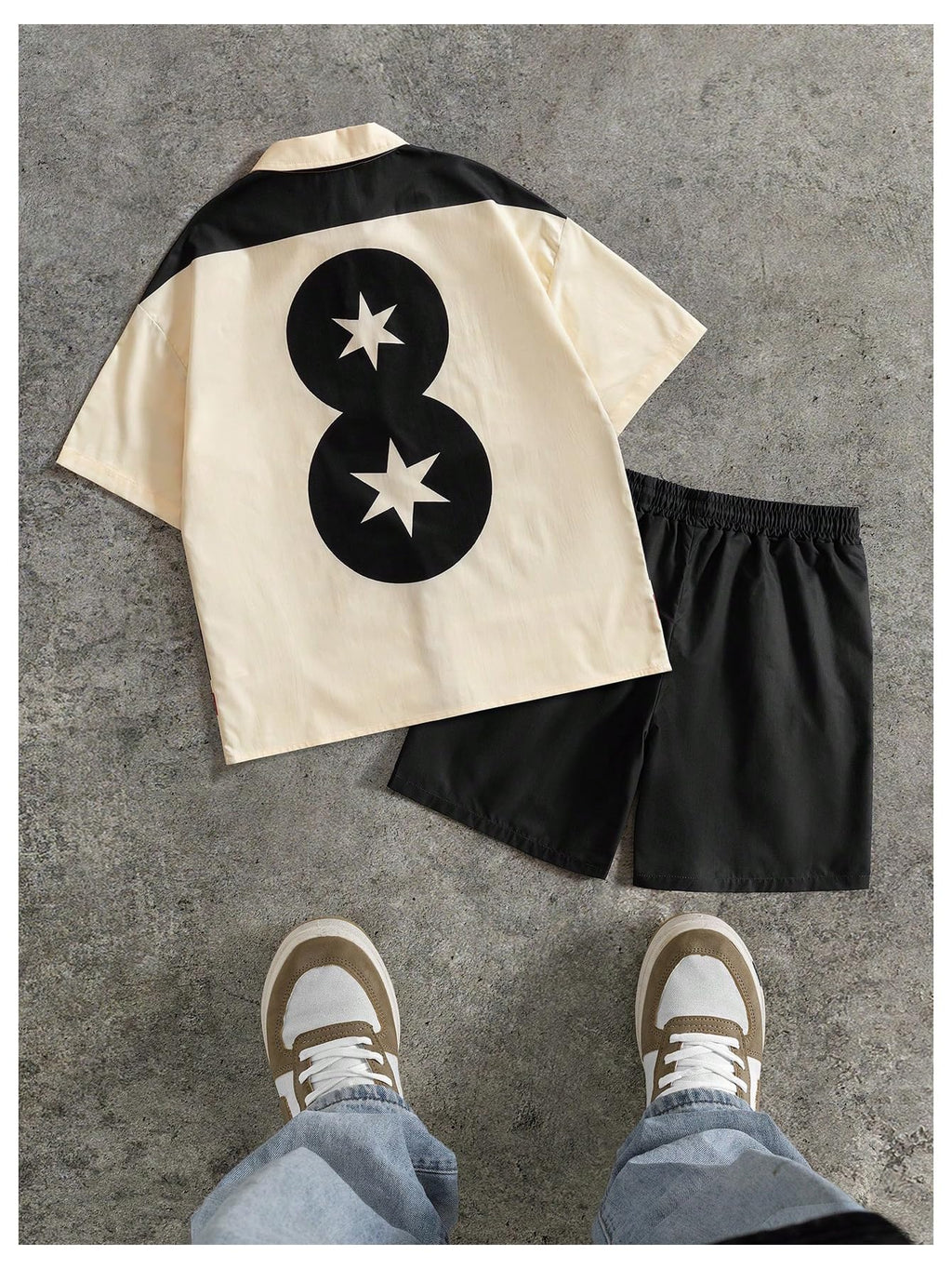 SOLY HUX Men's Summer Outfits Track Suits 2 Piece Short Sets