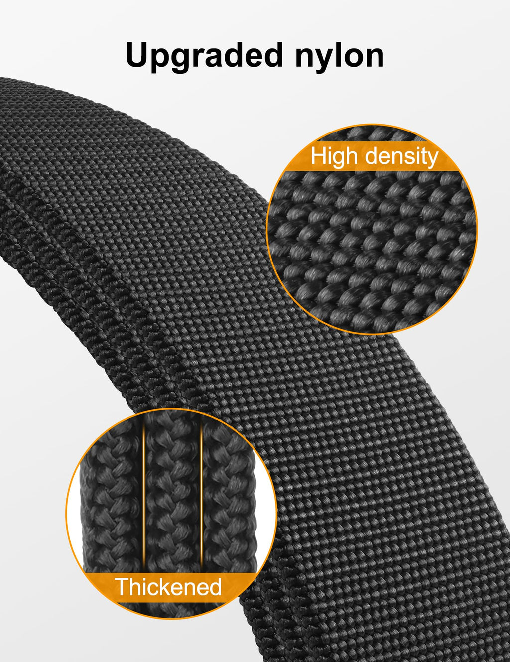 JUKMO Men's Stretch Tactical Belt, 1.5" Elastic Nylon Web with Flip Buckle
