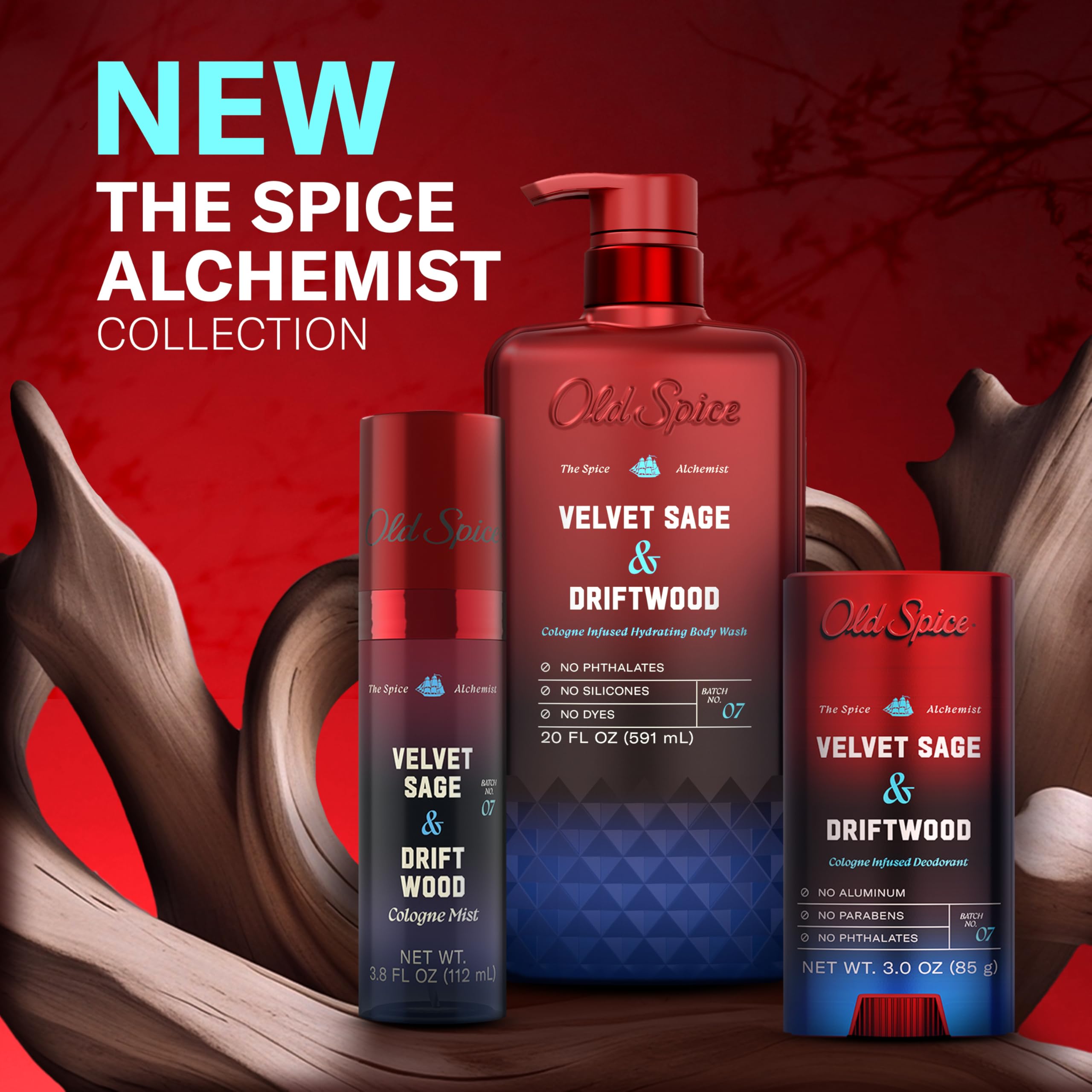 Old Spice Body Wash for Men, Cashmere + Vanilla Wood Scent, 20 fl oz