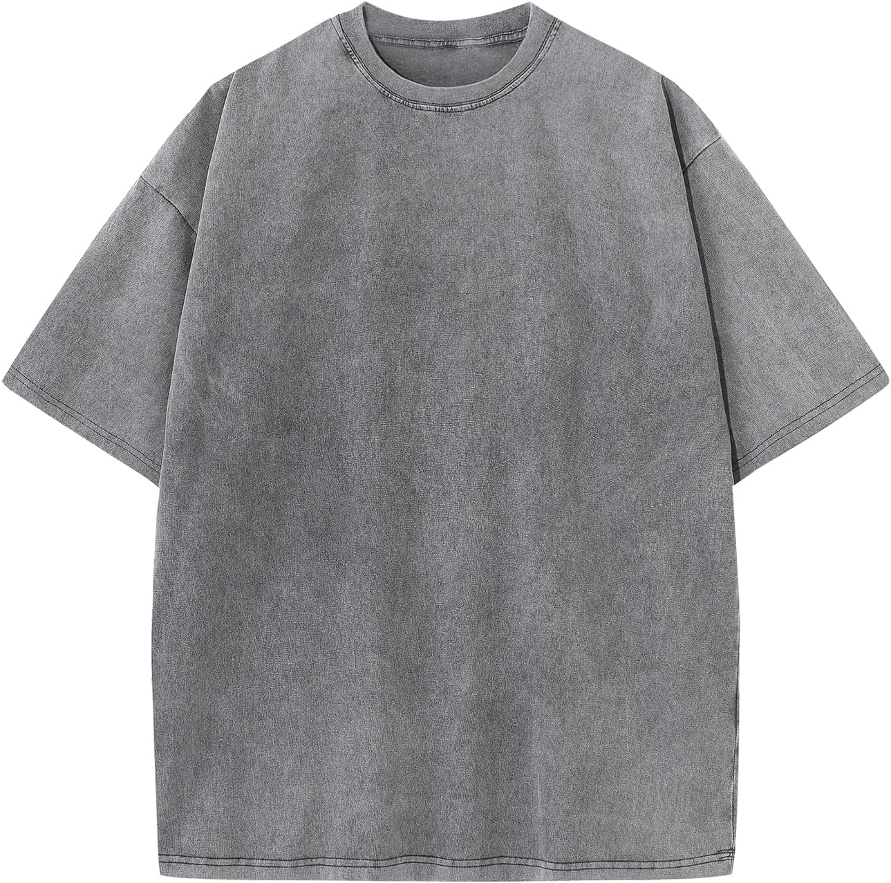 Arssm Men Oversized T Shirts Vintage Tee Loose Fit Short Sleeve Casual Streetwear Baggy Washed Unisex Tops