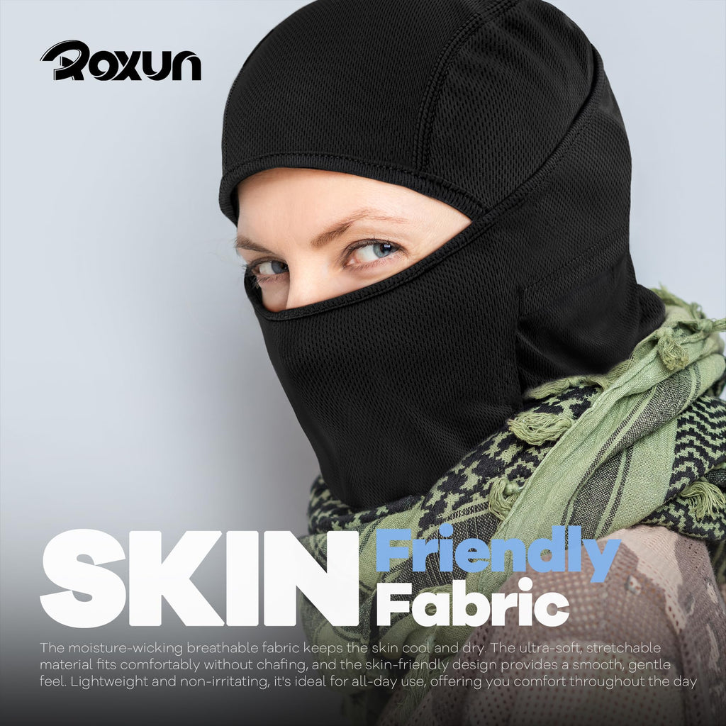 ROXUN Ski Mask Balaclava, Motorcycle Summer Cooling Breathable UV Protector