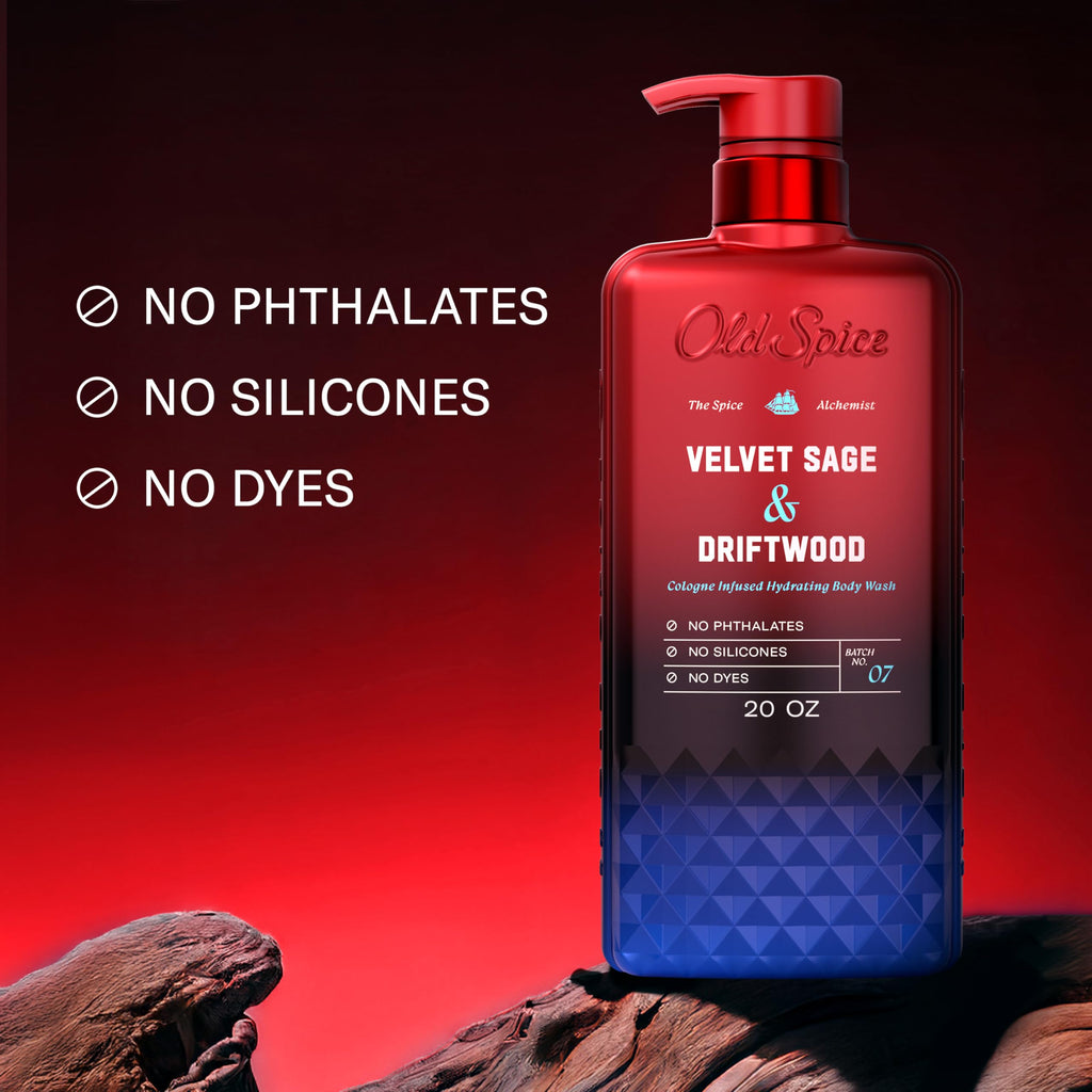Old Spice Body Wash for Men, Cashmere + Vanilla Wood Scent, 20 fl oz