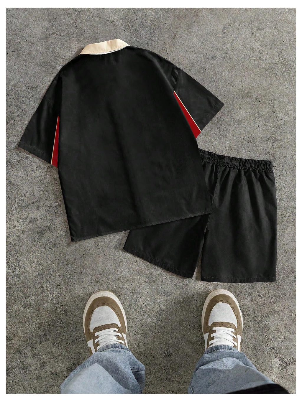 SOLY HUX Men's Summer Outfits Track Suits 2 Piece Short Sets