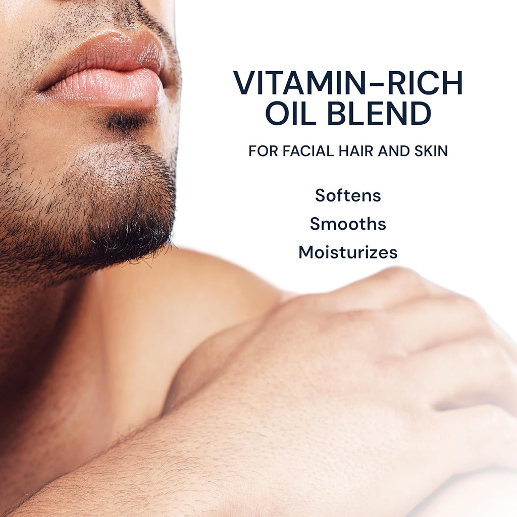 ELEMIS Smooth Result Shave and Beard Oil for Men, 1 Fl Oz