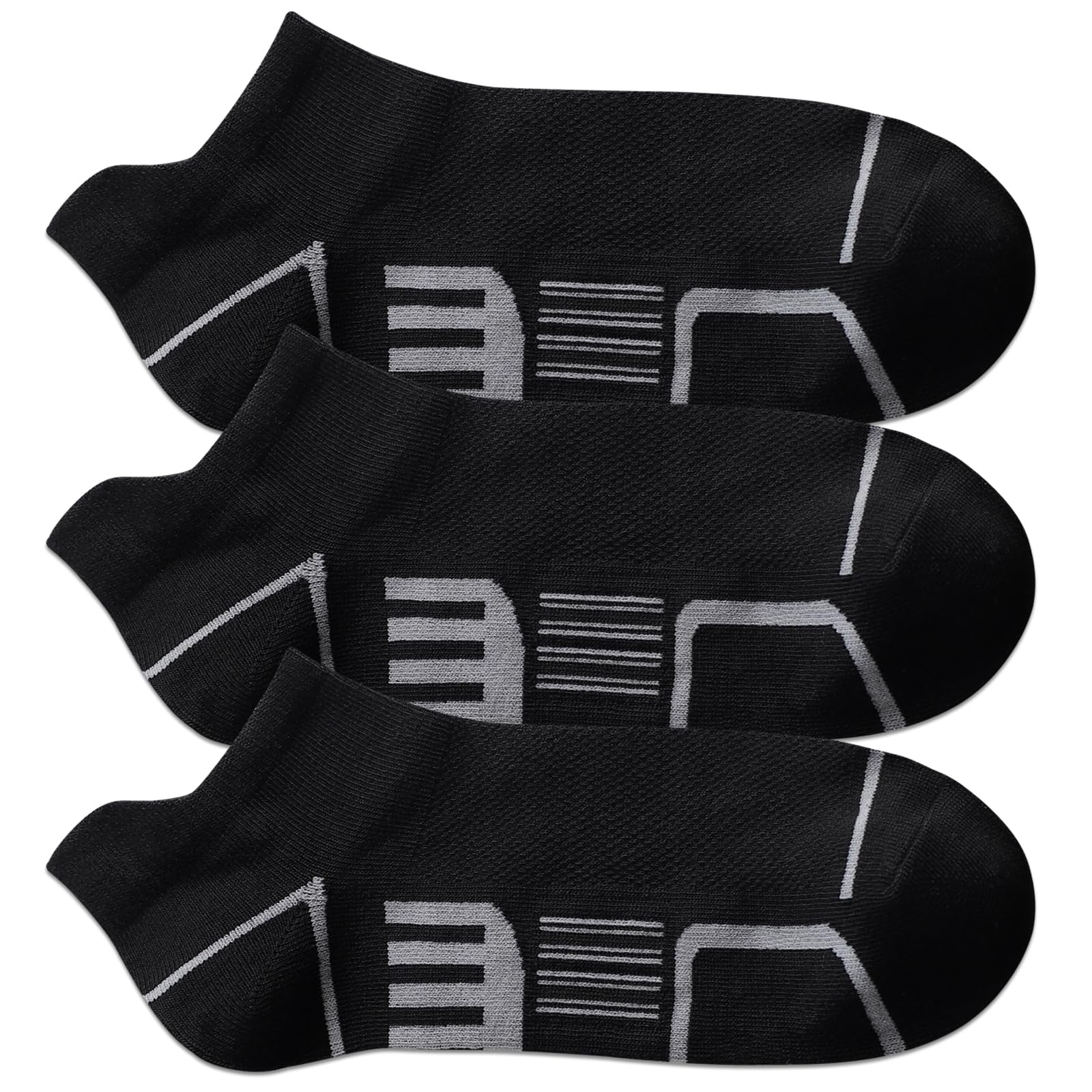 shnn 12 Pairs Mens Ankle Socks Athletic Casual Low Cut Short Socks for Men