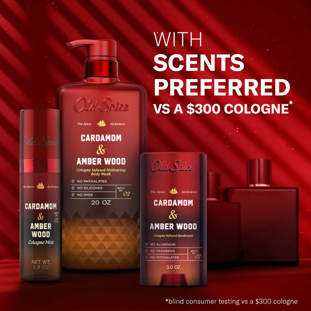 Old Spice Body Wash for Men, Cashmere + Vanilla Wood Scent, 20 fl oz