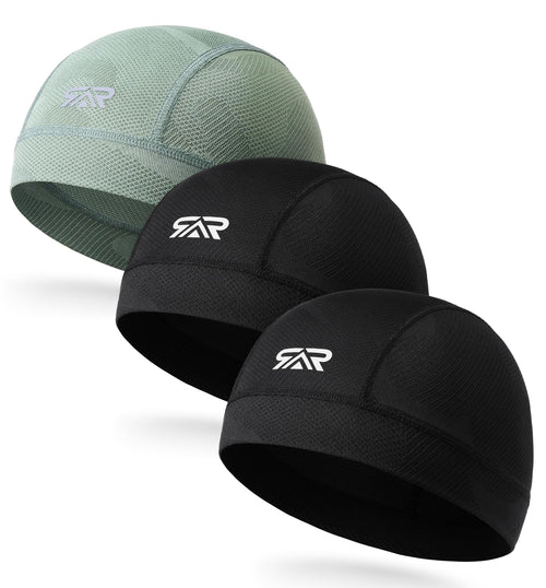3-Pack Camo Helmet Liner Skull Cap Breathable Mesh for Men Women